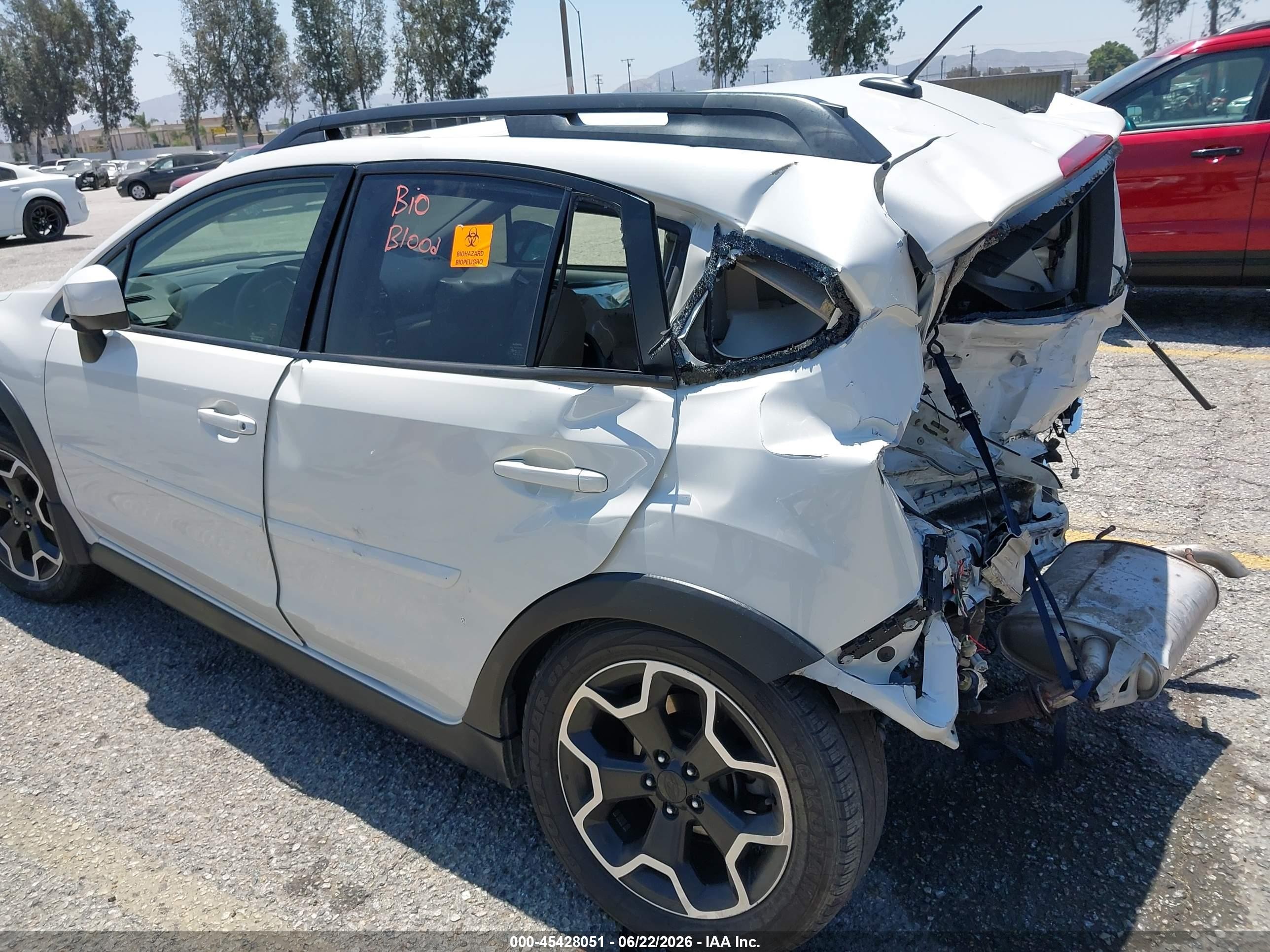 2014 Subaru Xv Crosstrek 2.0i Limited White vin: JF2GPAKC2EH317456