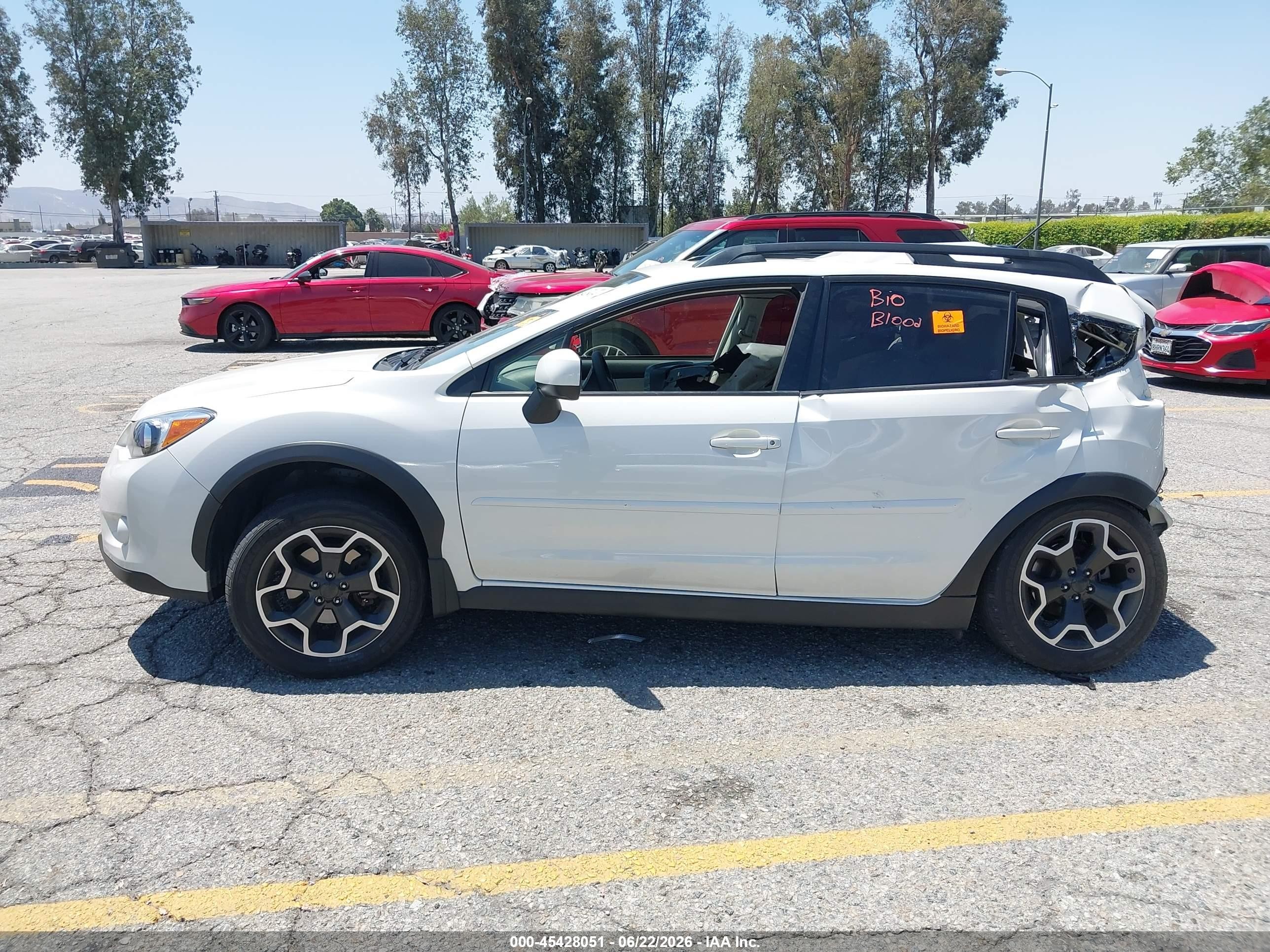2014 Subaru Xv Crosstrek 2.0i Limited White vin: JF2GPAKC2EH317456