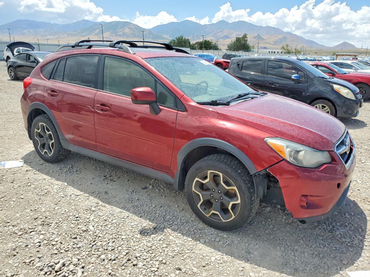 2013 Subaru Xv Crosstrek 2.0 Limited Burgundy vin: JF2GPAKC3D2837909