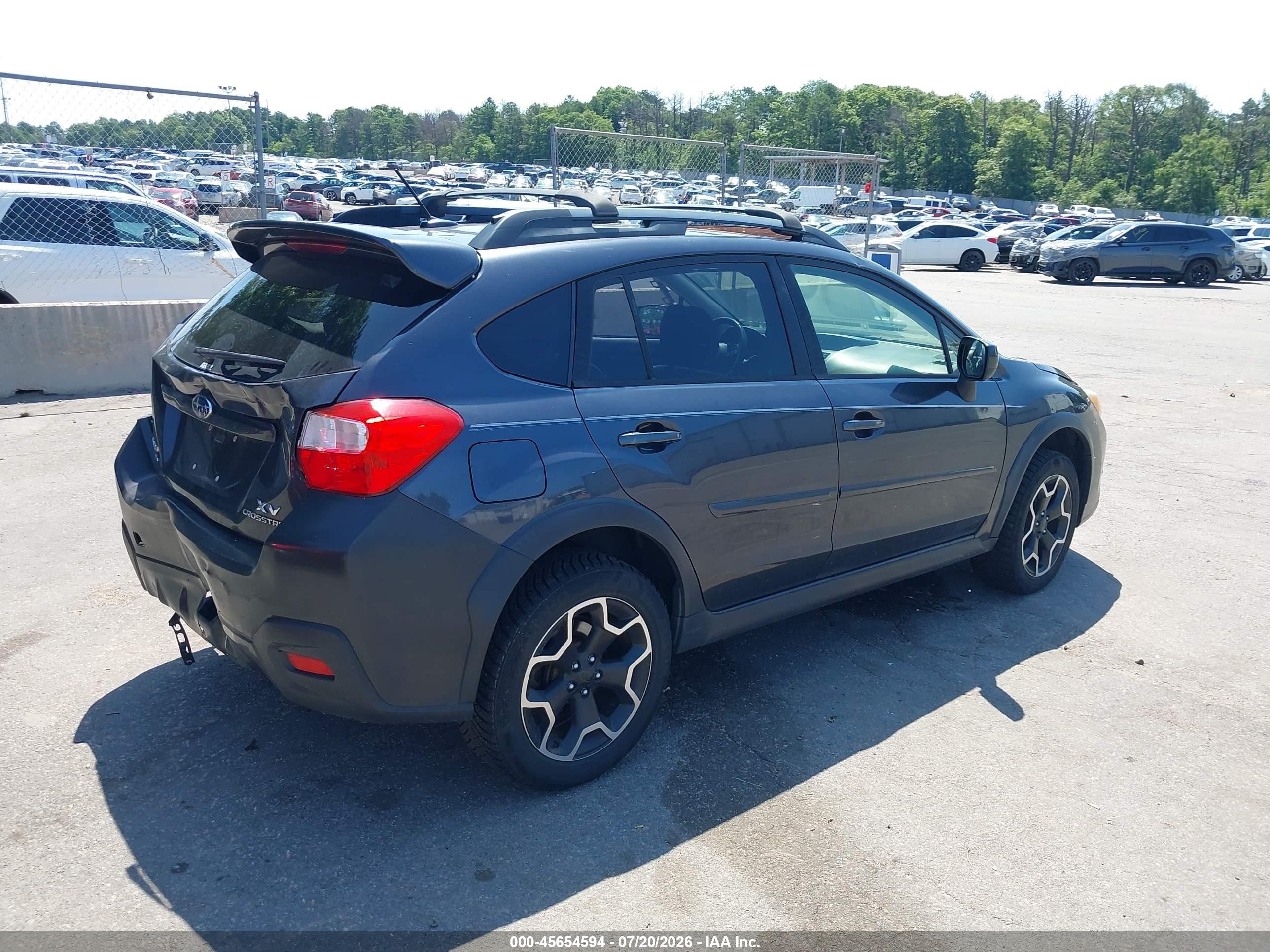 2013 Subaru Xv Crosstrek 2.0i Limited Gray vin: JF2GPAKC3D2841443