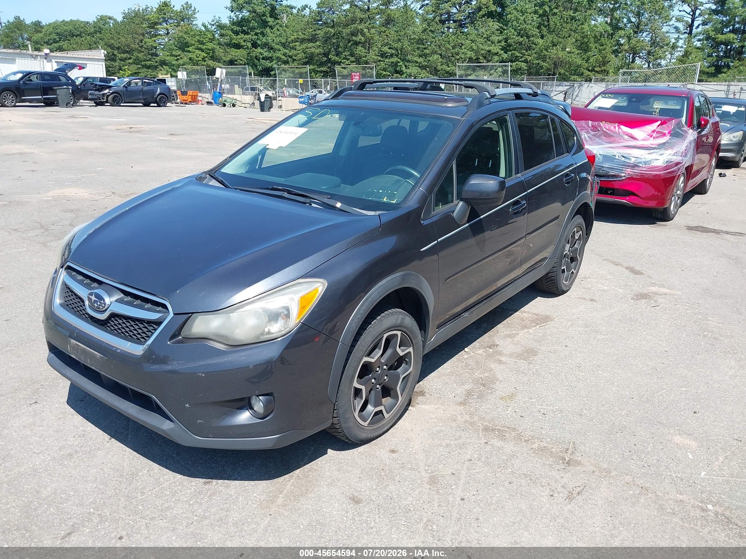2013 Subaru Xv Crosstrek 2.0i Limited Gray vin: JF2GPAKC3D2841443