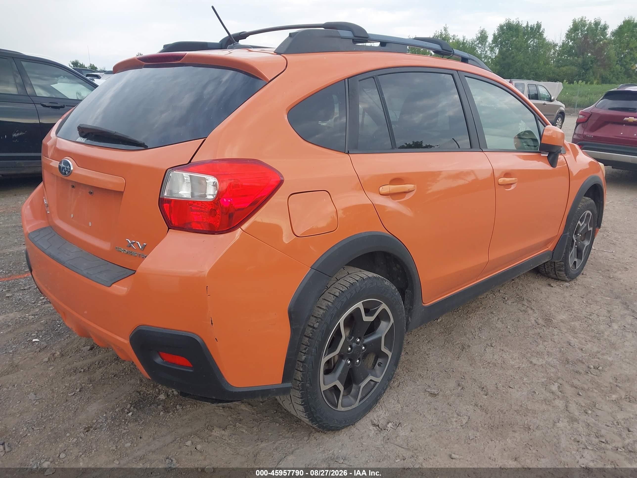 2013 Subaru Xv Crosstrek 2.0i Limited Orange vin: JF2GPAKC3D2863278