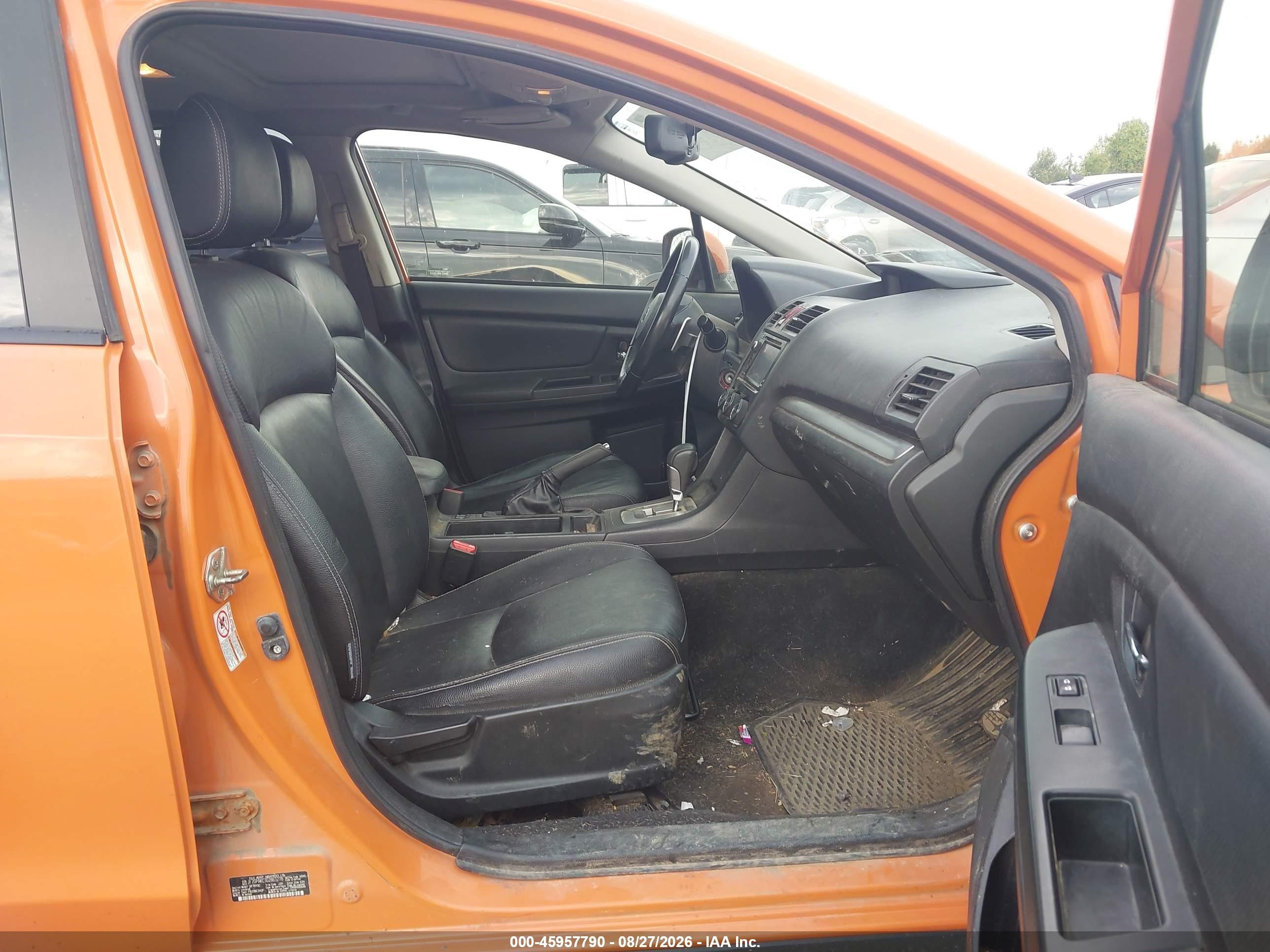 2013 Subaru Xv Crosstrek 2.0i Limited Orange vin: JF2GPAKC3D2863278