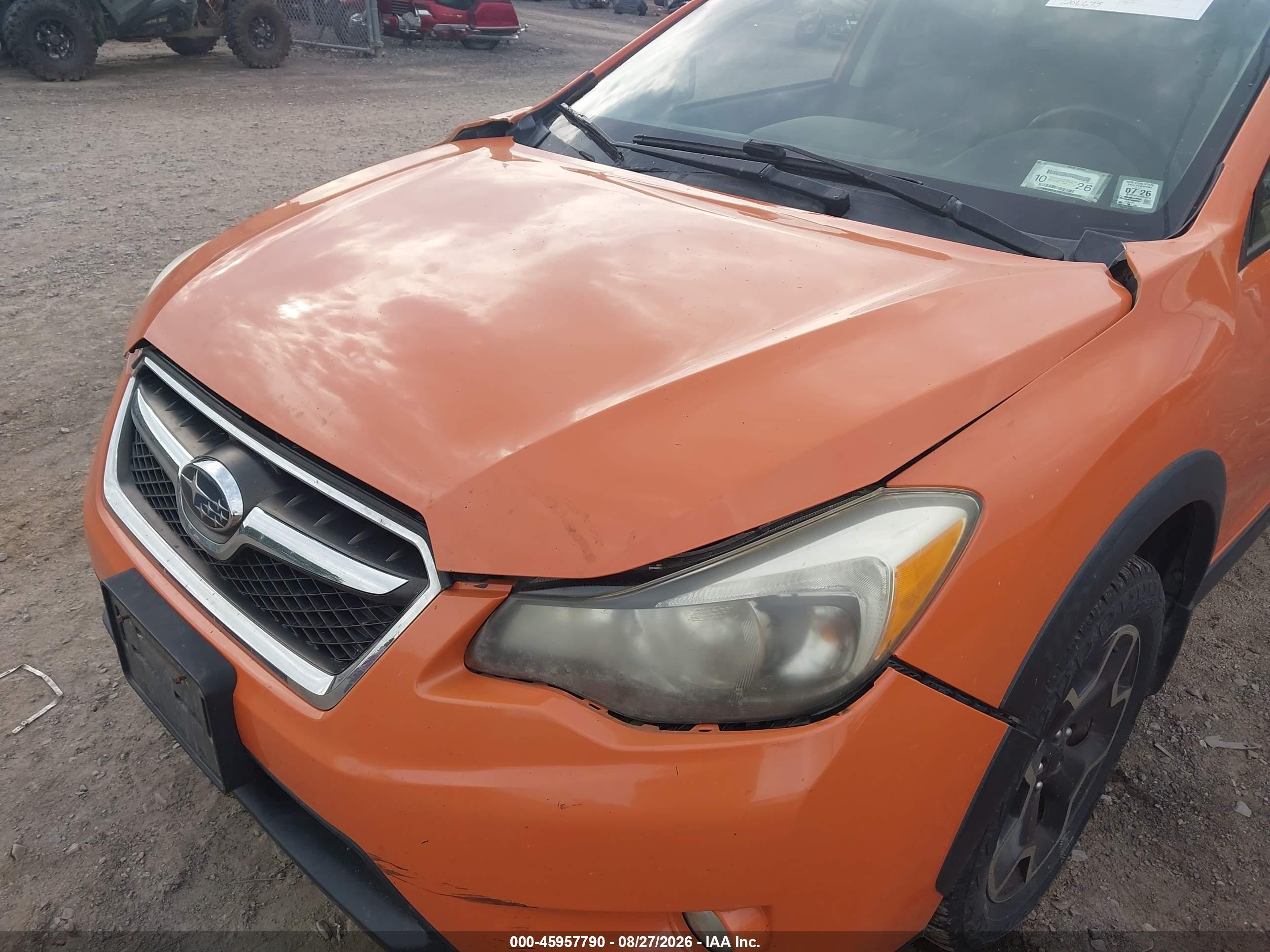 2013 Subaru Xv Crosstrek 2.0i Limited Orange vin: JF2GPAKC3D2863278