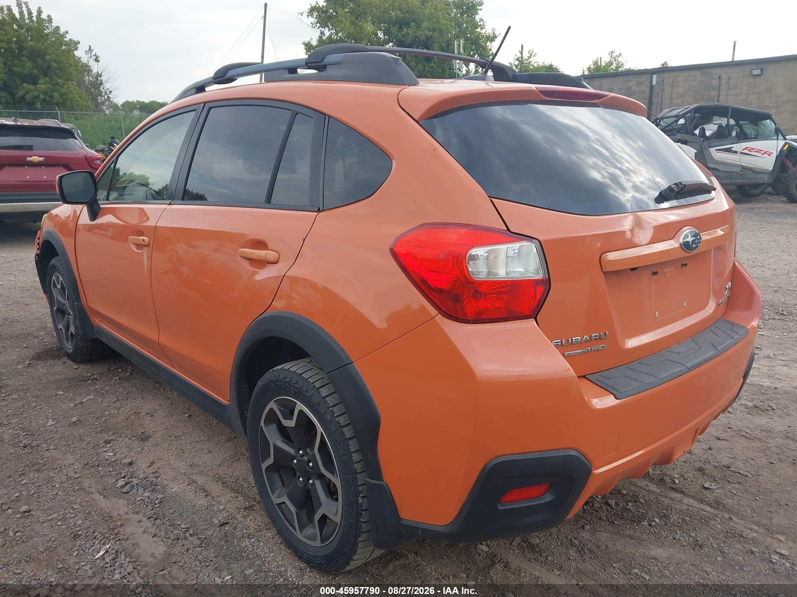 2013 Subaru Xv Crosstrek 2.0i Limited Orange vin: JF2GPAKC3D2863278