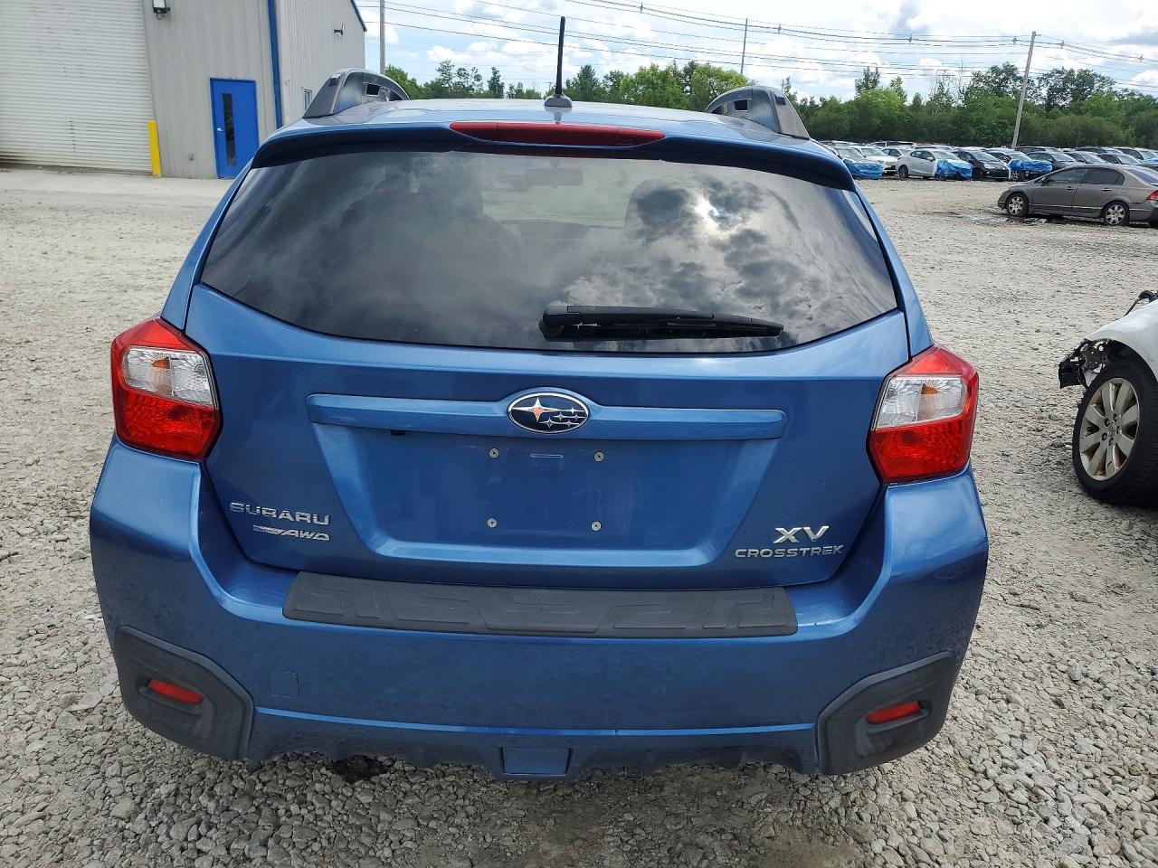 2014 Subaru Xv Crosstrek 2.0 Limited Blue vin: JF2GPAKC3E8272933