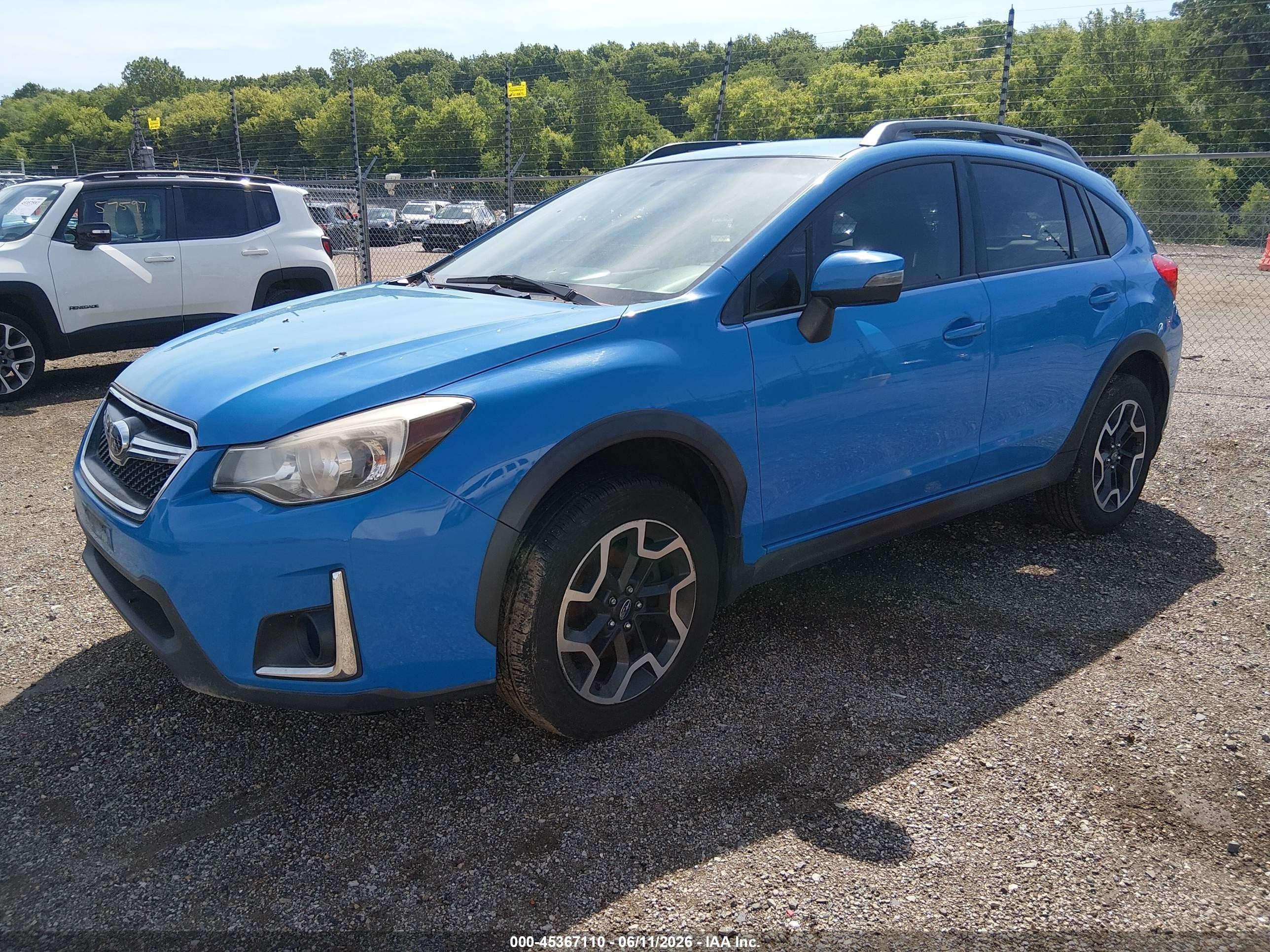 2016 Subaru Crosstrek 2.0i Limited Синий vin: JF2GPAKC3G8224061