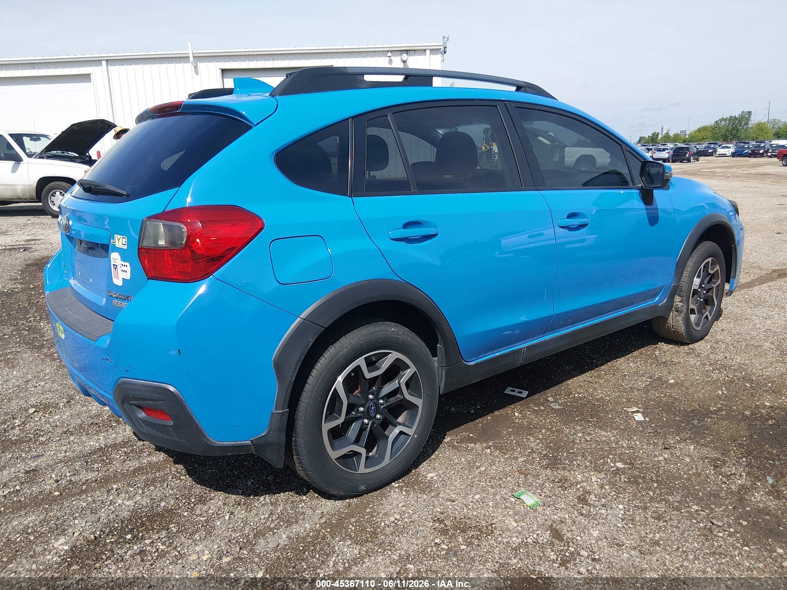 2016 Subaru Crosstrek 2.0i Limited Синий vin: JF2GPAKC3G8224061