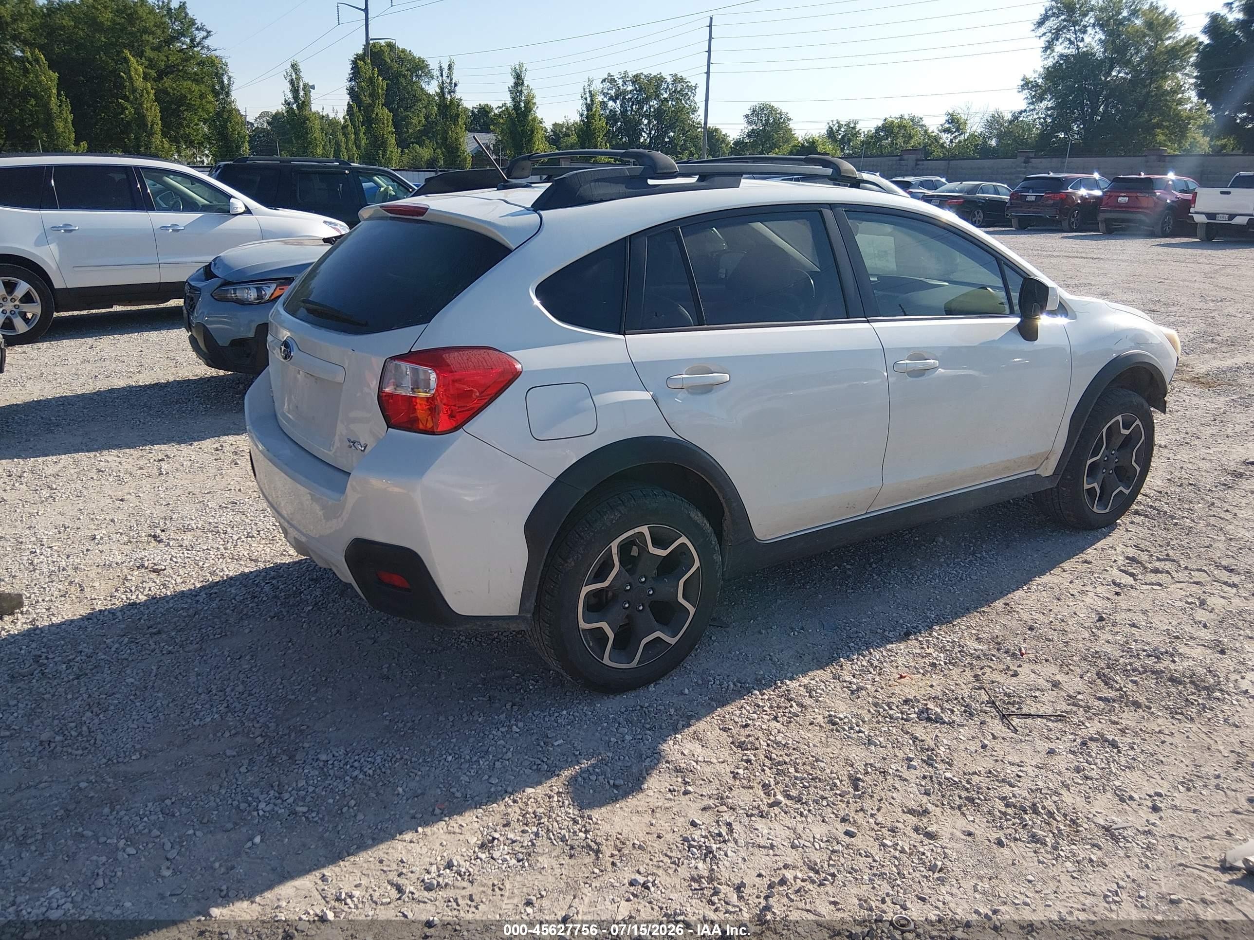 2013 Subaru Xv Crosstrek 2.0i Limited White vin: JF2GPAKC4D2214069