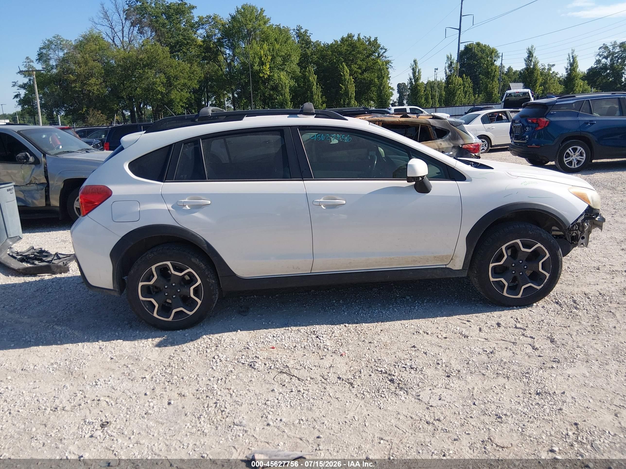 2013 Subaru Xv Crosstrek 2.0i Limited White vin: JF2GPAKC4D2214069