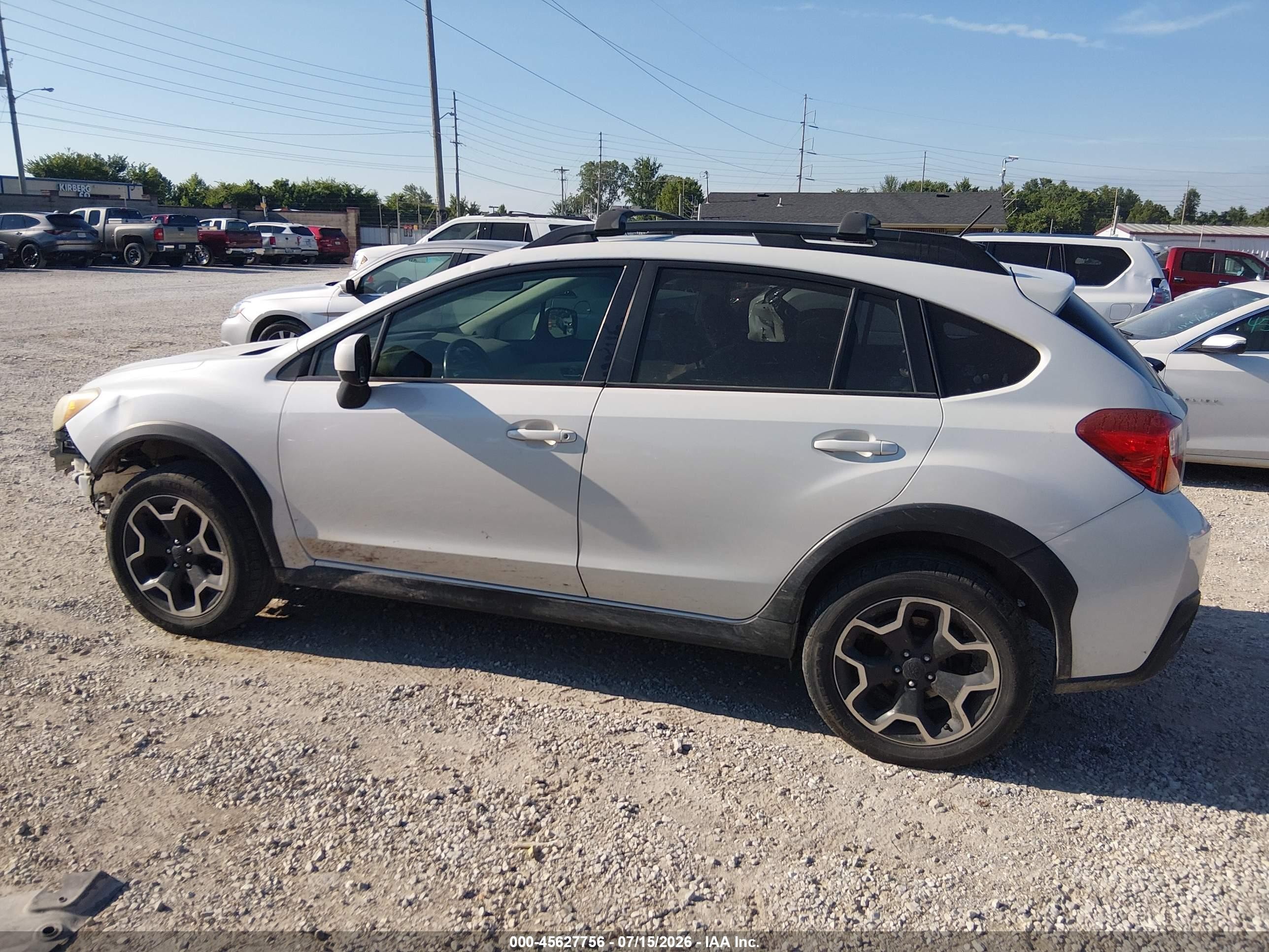2013 Subaru Xv Crosstrek 2.0i Limited White vin: JF2GPAKC4D2214069