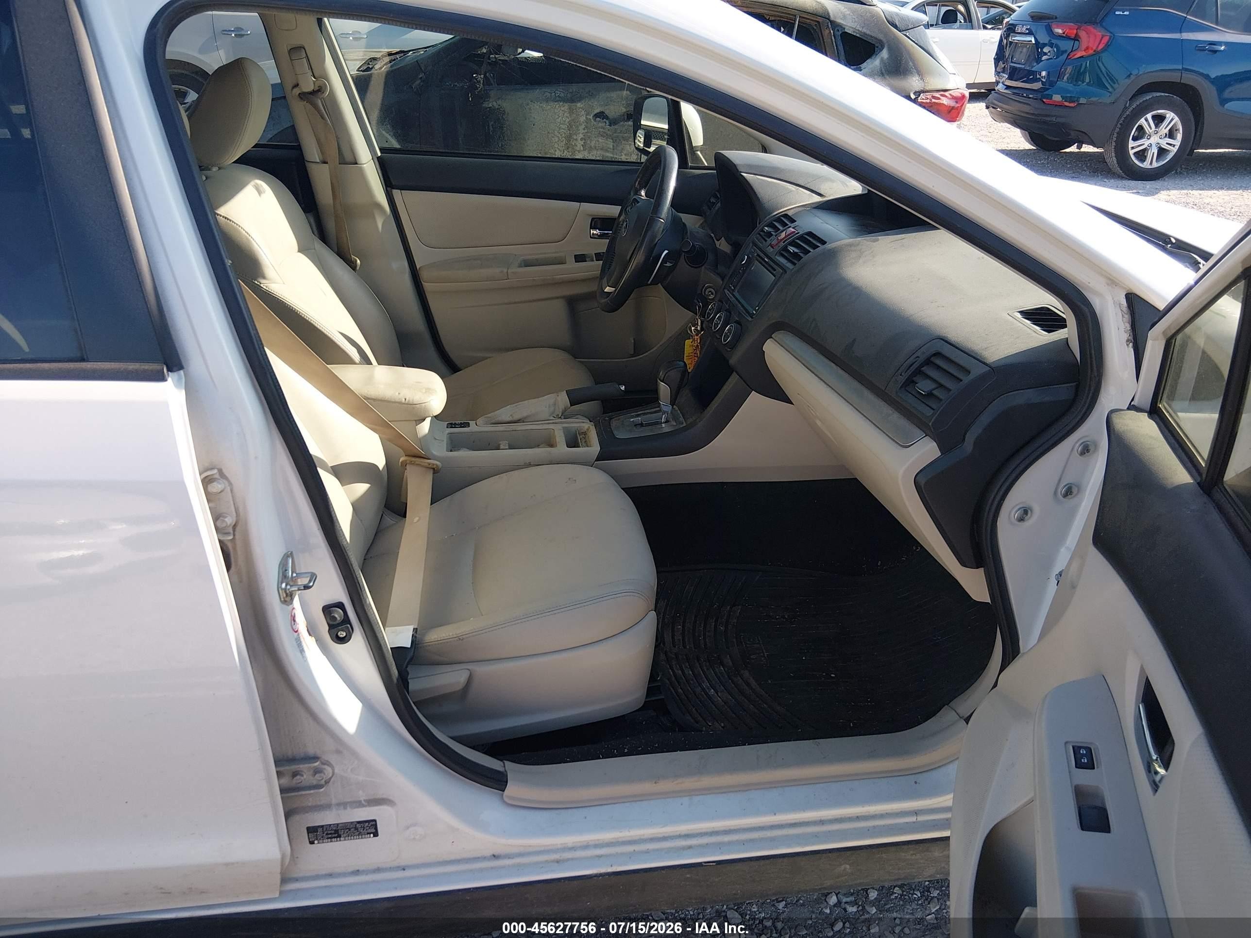 2013 Subaru Xv Crosstrek 2.0i Limited White vin: JF2GPAKC4D2214069