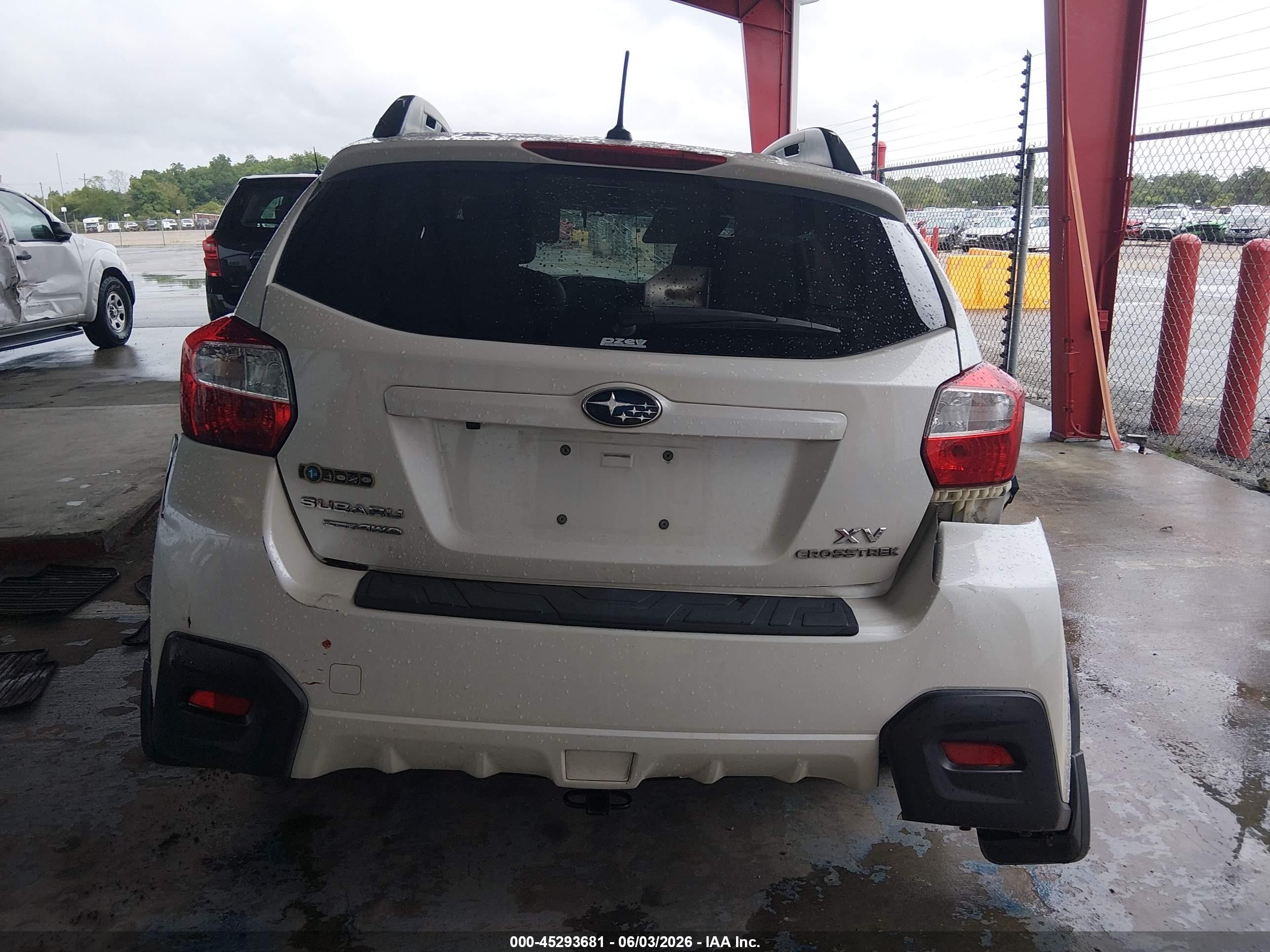 2014 Subaru Xv Crosstrek 2.0i Limited White vin: JF2GPAKC4E8315515