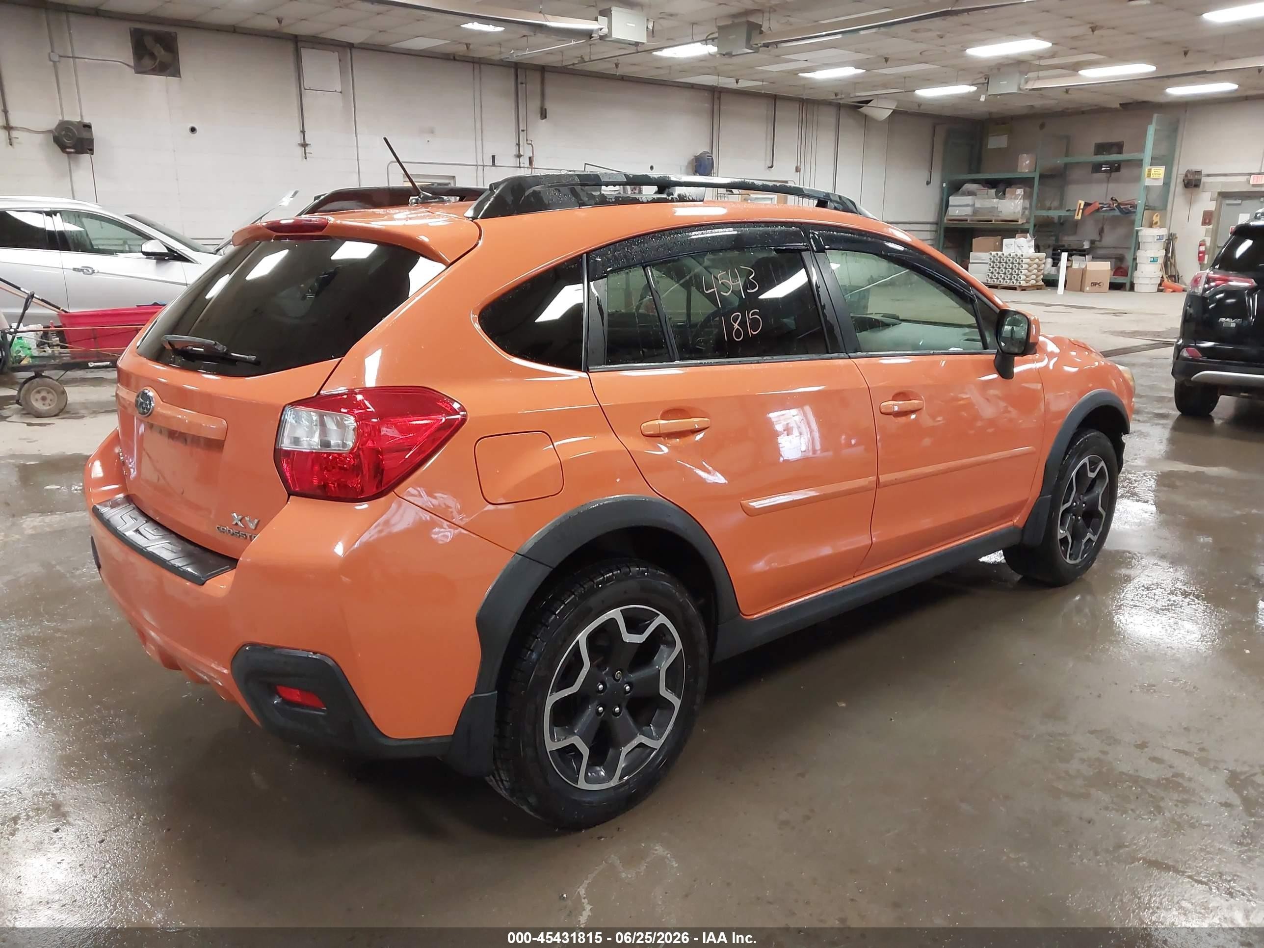 2014 Subaru Xv Crosstrek 2.0i Limited Orange vin: JF2GPAKC4E8321752