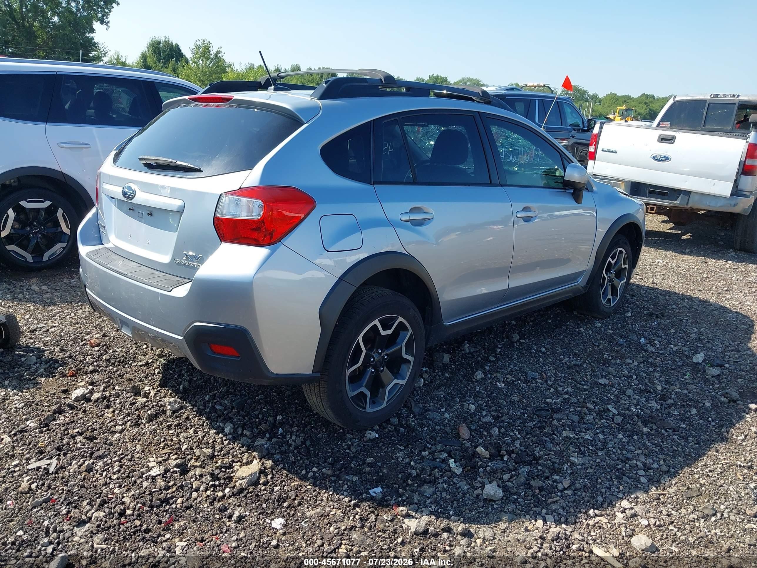 2014 Subaru Xv Crosstrek 2.0i Limited Серебряный vin: JF2GPAKC4EH345307