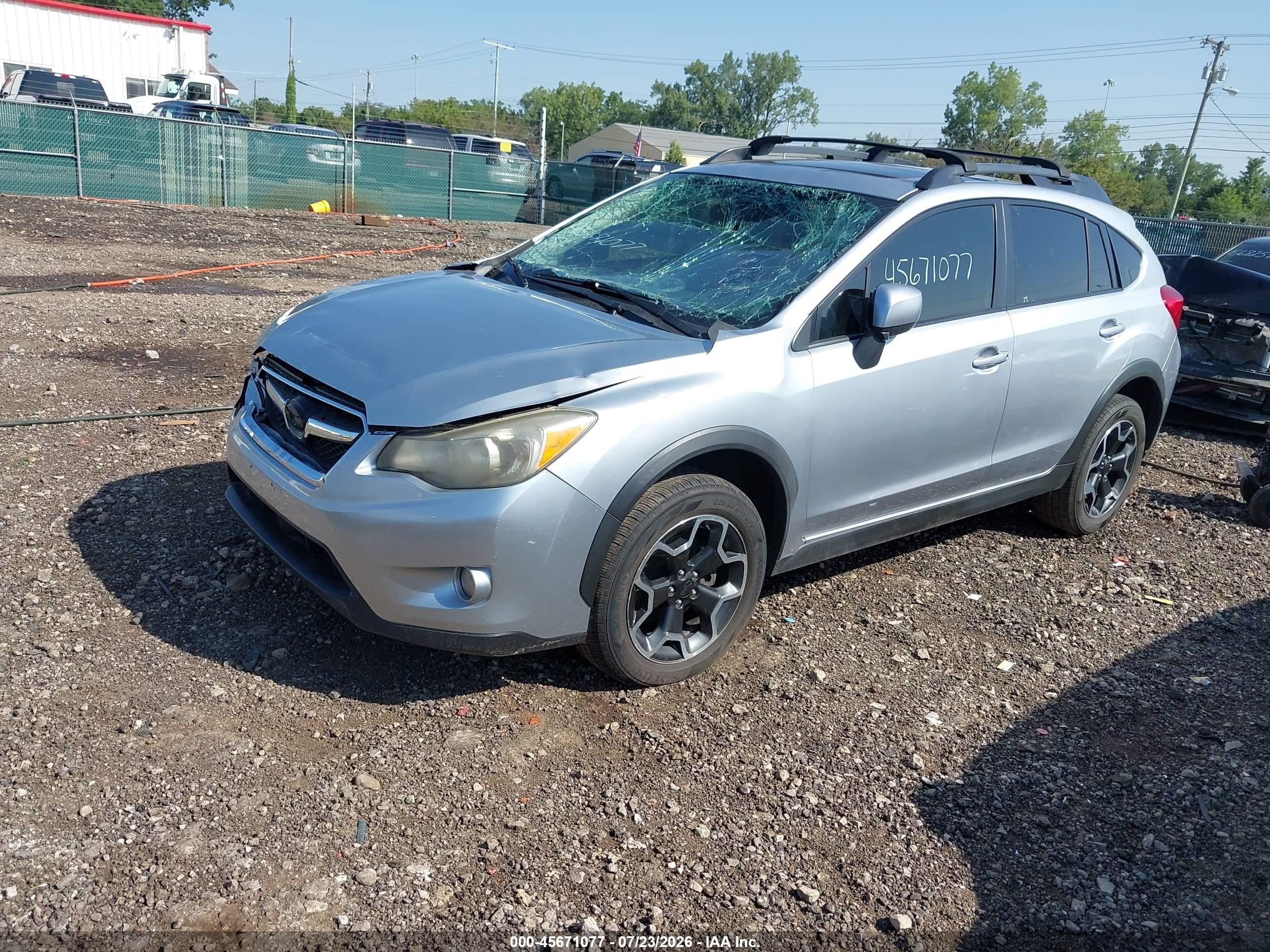 2014 Subaru Xv Crosstrek 2.0i Limited Серебряный vin: JF2GPAKC4EH345307
