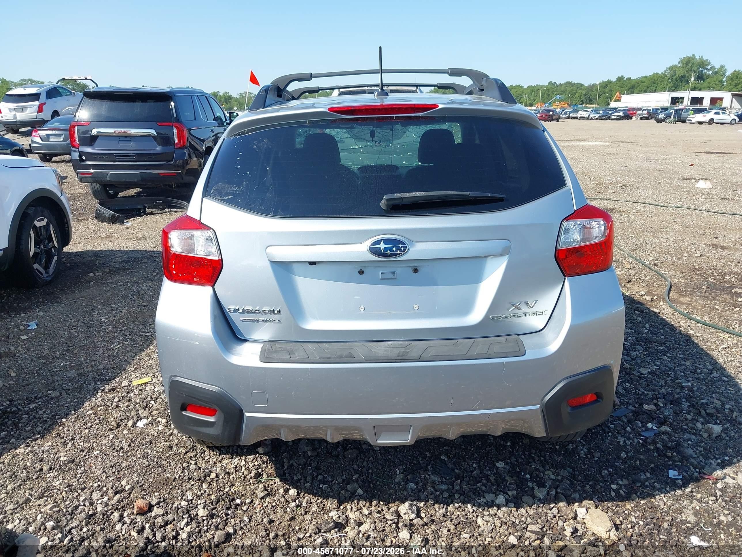 2014 Subaru Xv Crosstrek 2.0i Limited Серебряный vin: JF2GPAKC4EH345307