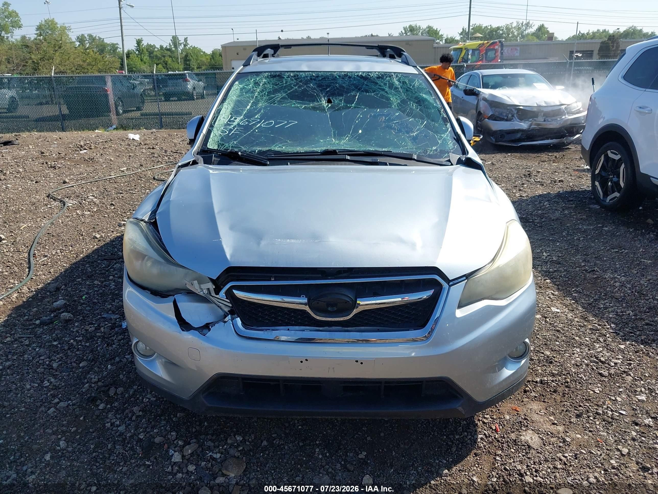 2014 Subaru Xv Crosstrek 2.0i Limited Серебряный vin: JF2GPAKC4EH345307