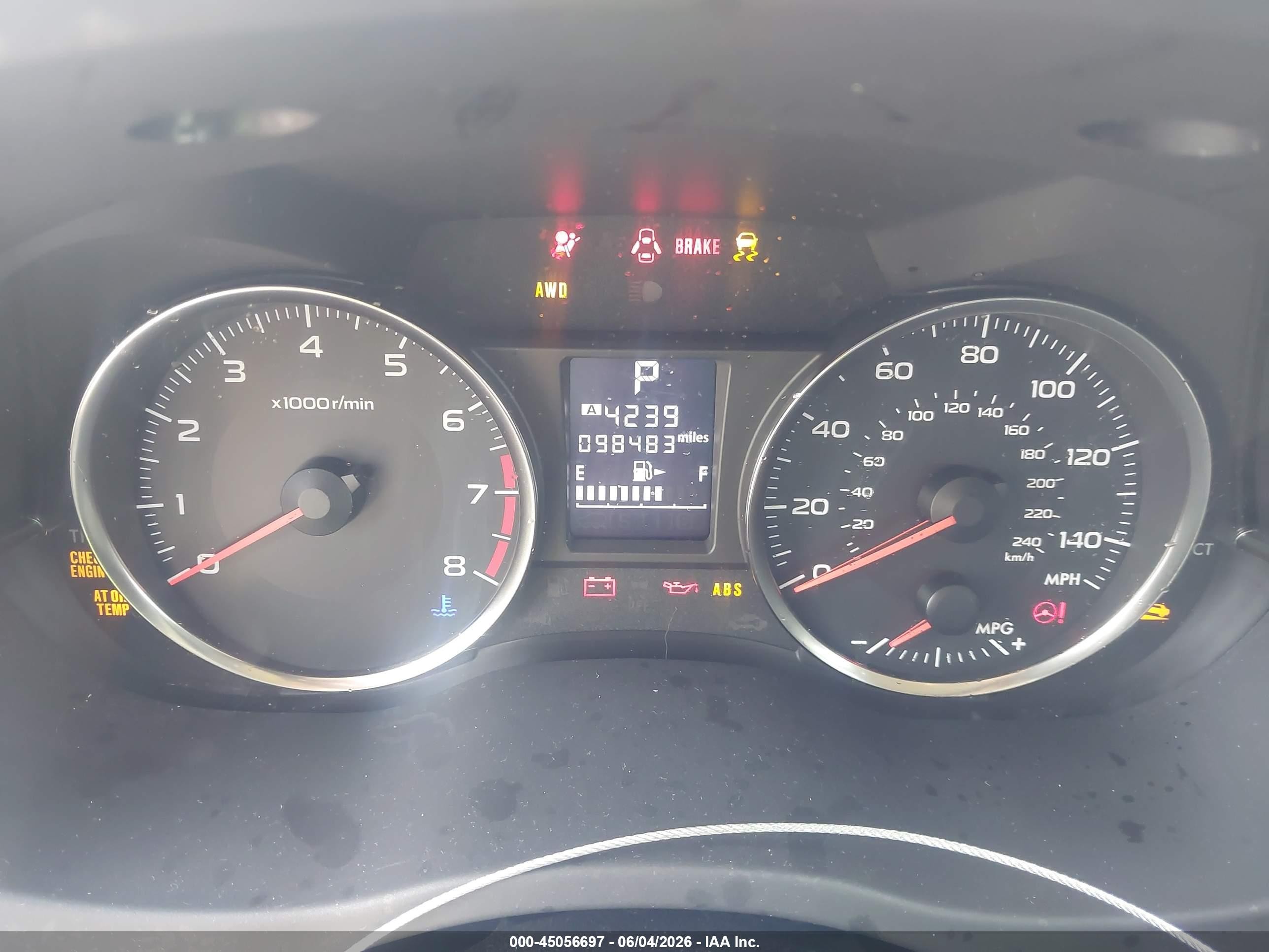 2013 Subaru Xv Crosstrek 2.0i Limited Серый vin: JF2GPAKC5D2864867
