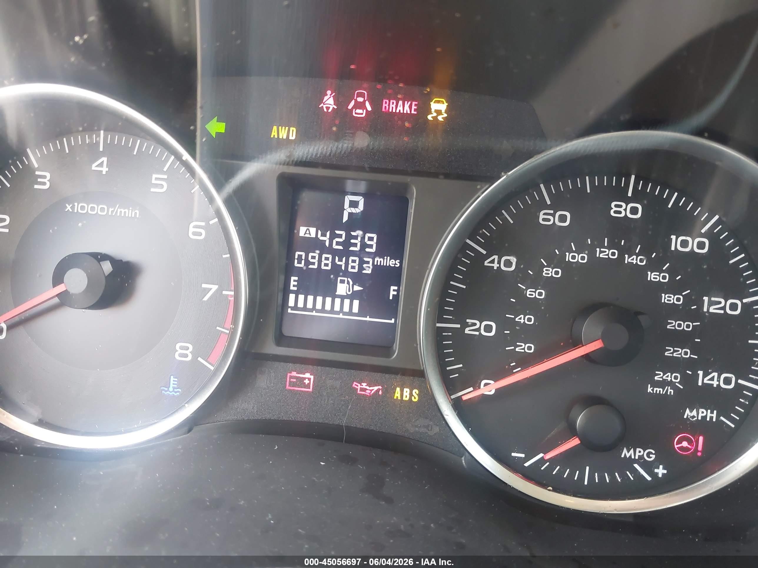 2013 Subaru Xv Crosstrek 2.0i Limited Серый vin: JF2GPAKC5D2864867