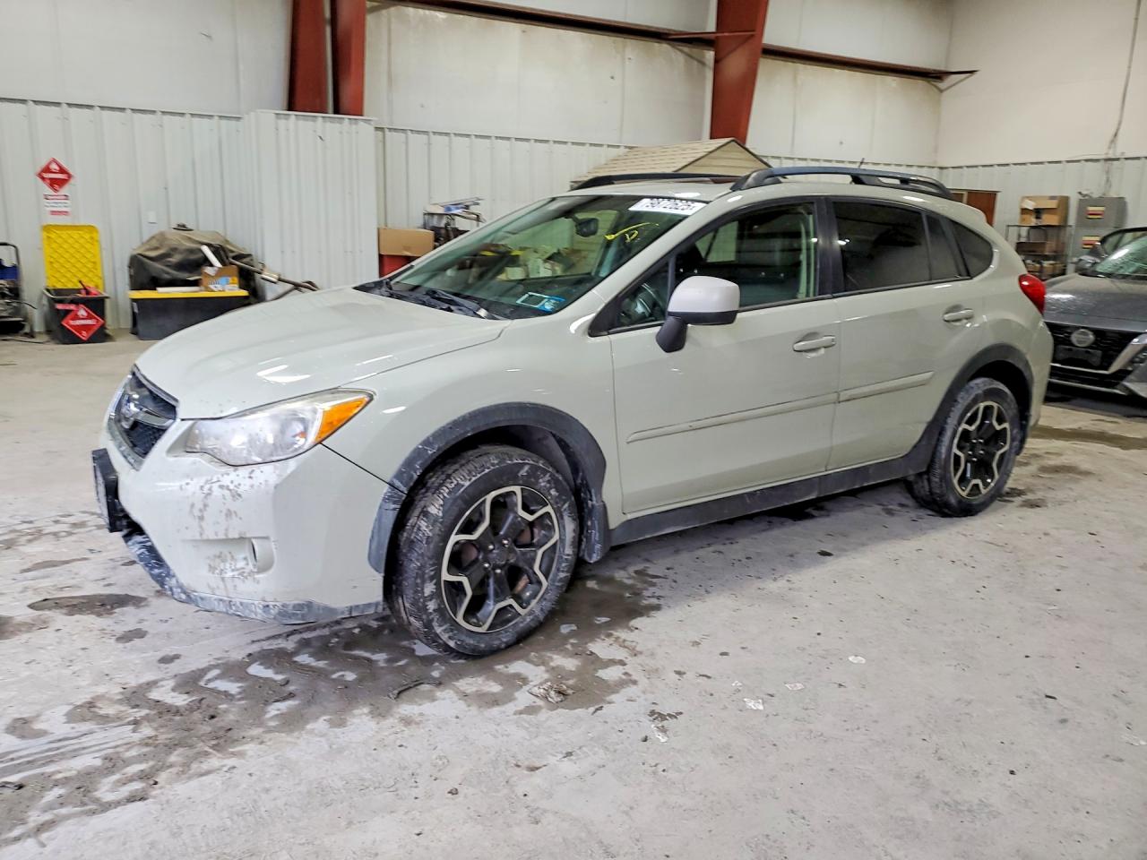 2014 Subaru Crosstrek Beige vin: JF2GPAKC5E8211227