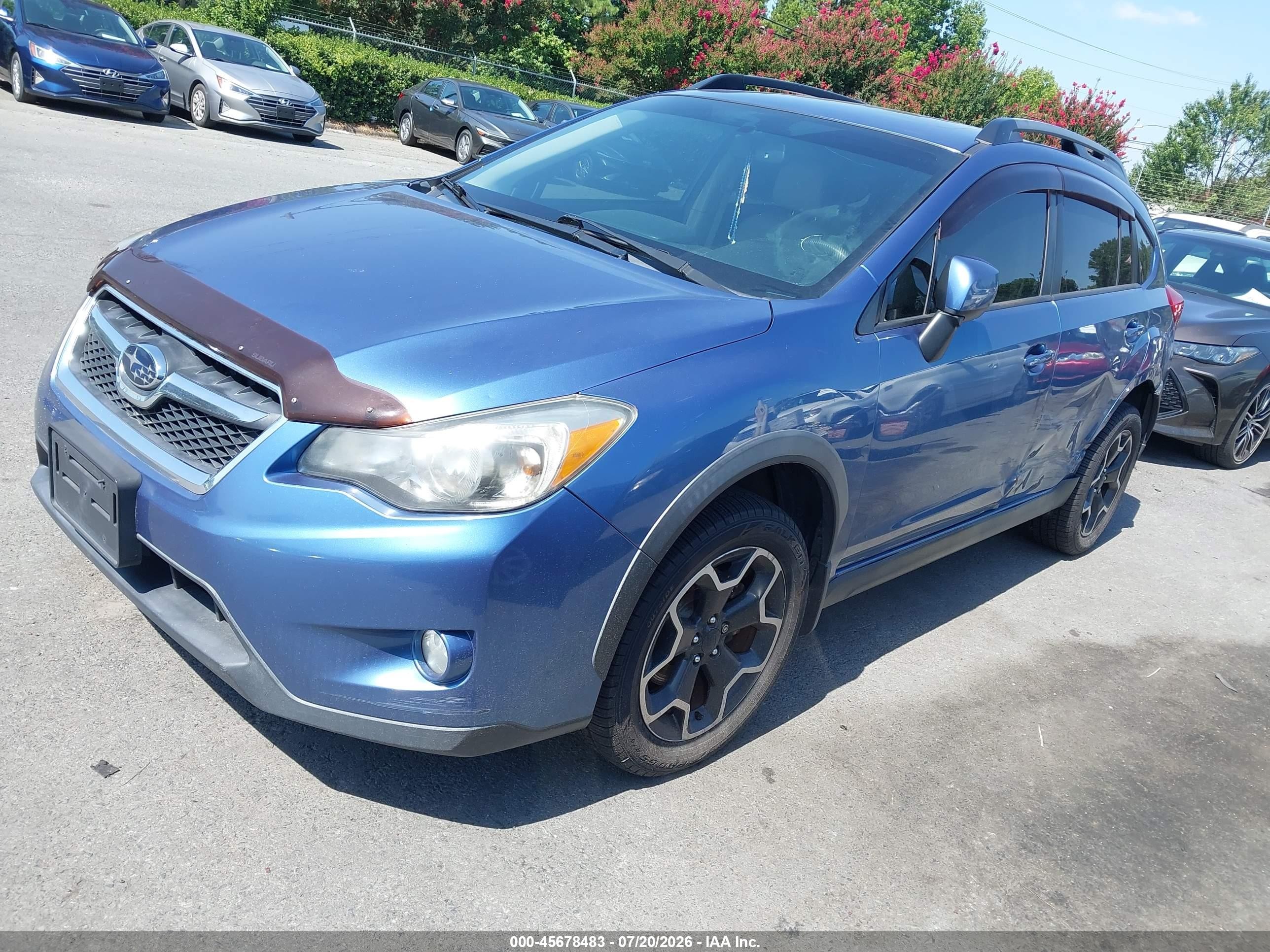 2014 Subaru Xv Crosstrek 2.0i Limited Blue vin: JF2GPAKC5E8246866