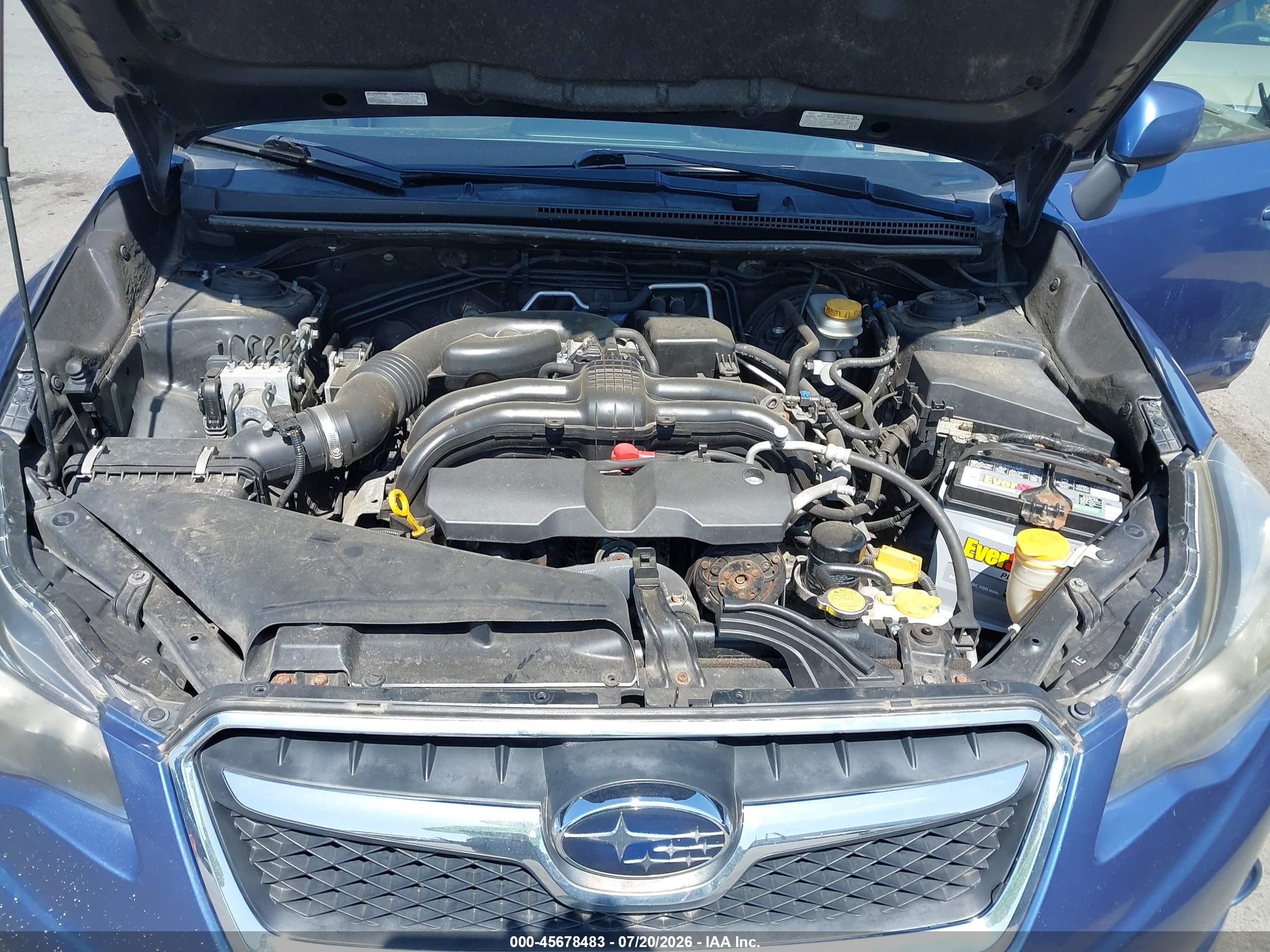 2014 Subaru Xv Crosstrek 2.0i Limited Blue vin: JF2GPAKC5E8246866