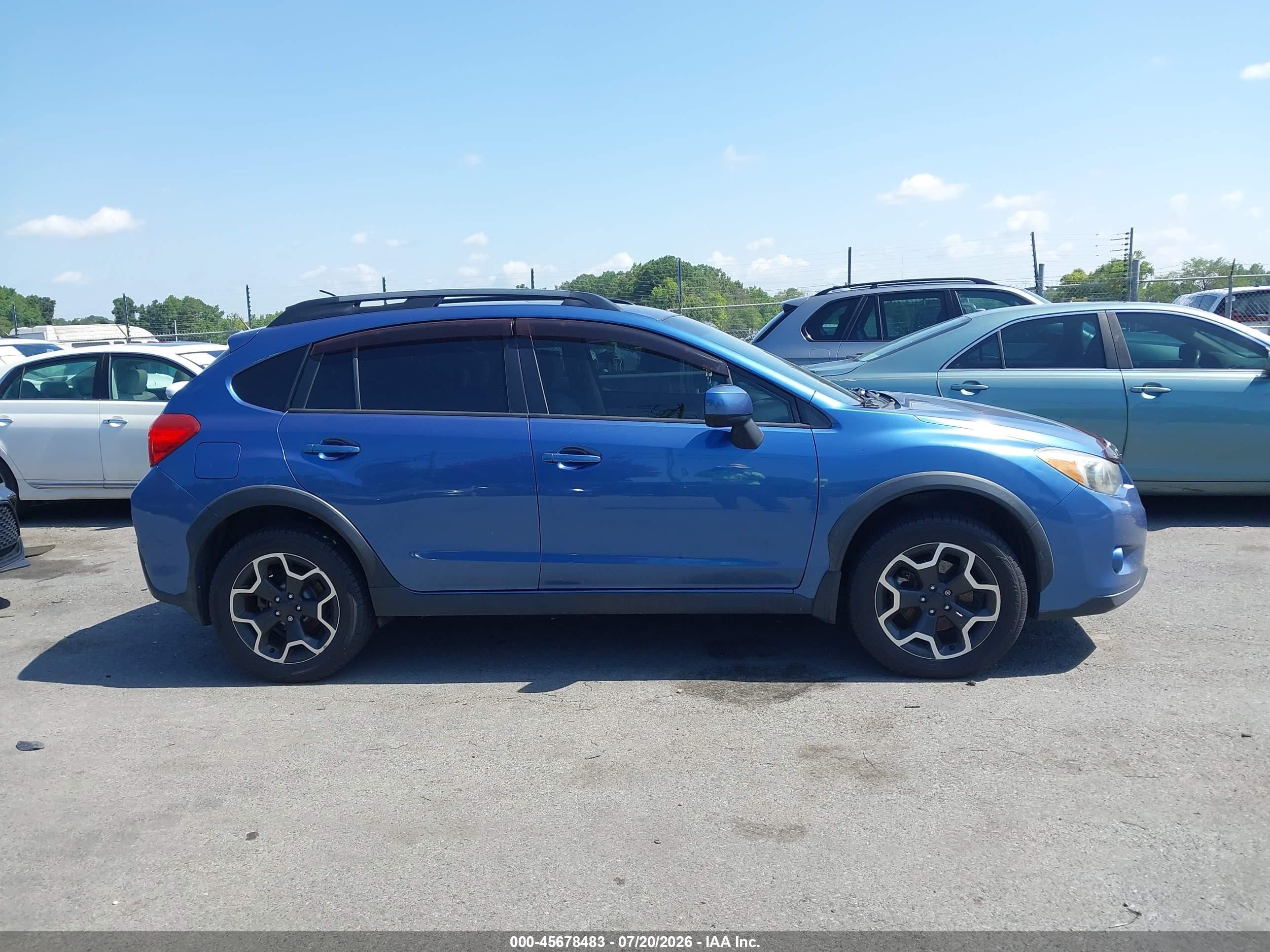 2014 Subaru Xv Crosstrek 2.0i Limited Blue vin: JF2GPAKC5E8246866
