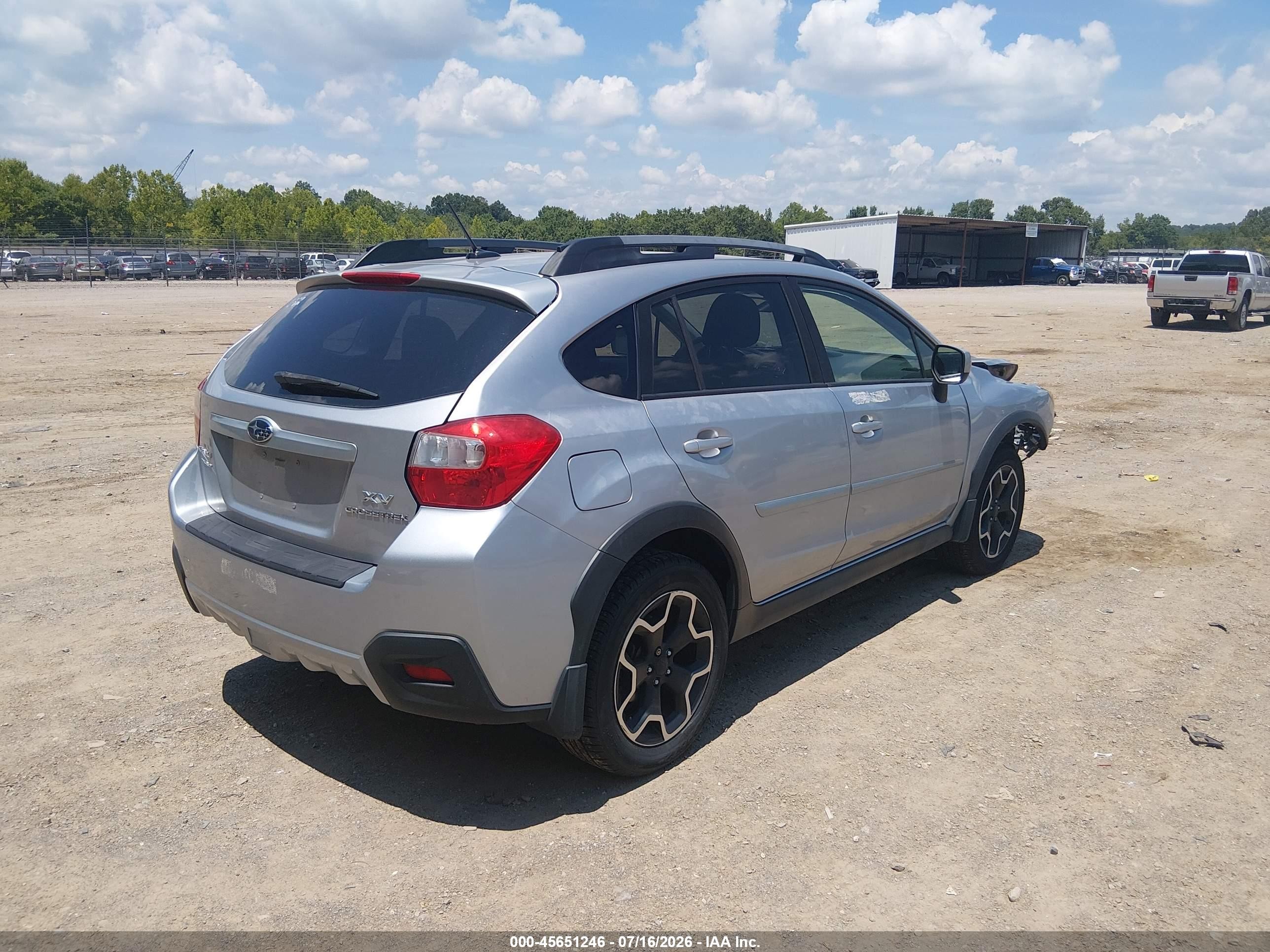 2014 Subaru Xv Crosstrek 2.0i Limited Silver vin: JF2GPAKC5E8249556