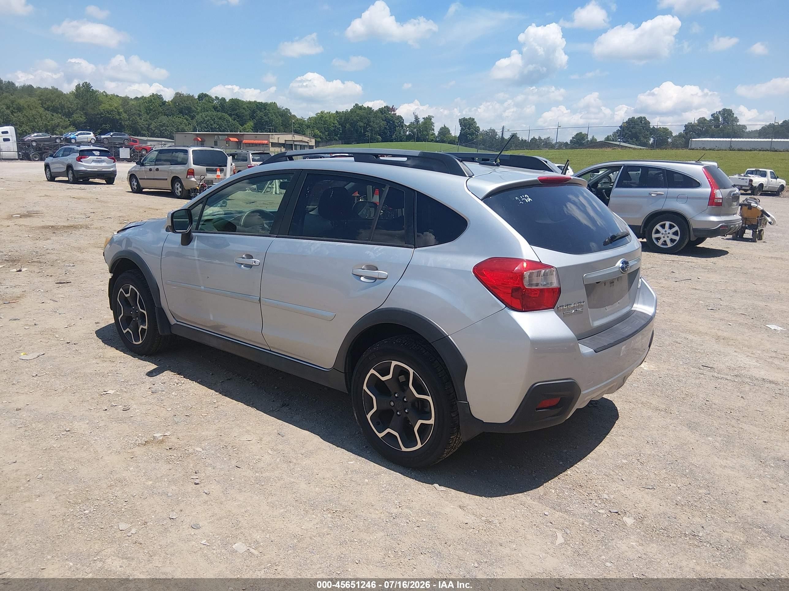 2014 Subaru Xv Crosstrek 2.0i Limited Silver vin: JF2GPAKC5E8249556