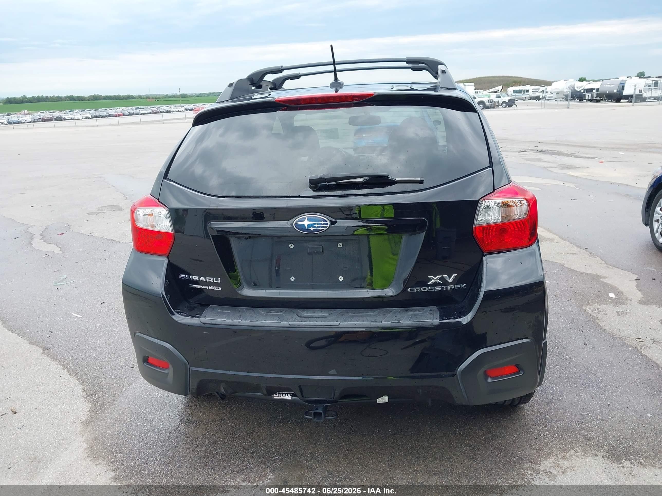 2014 Subaru Xv Crosstrek 2.0i Limited Black vin: JF2GPAKC5E8314535