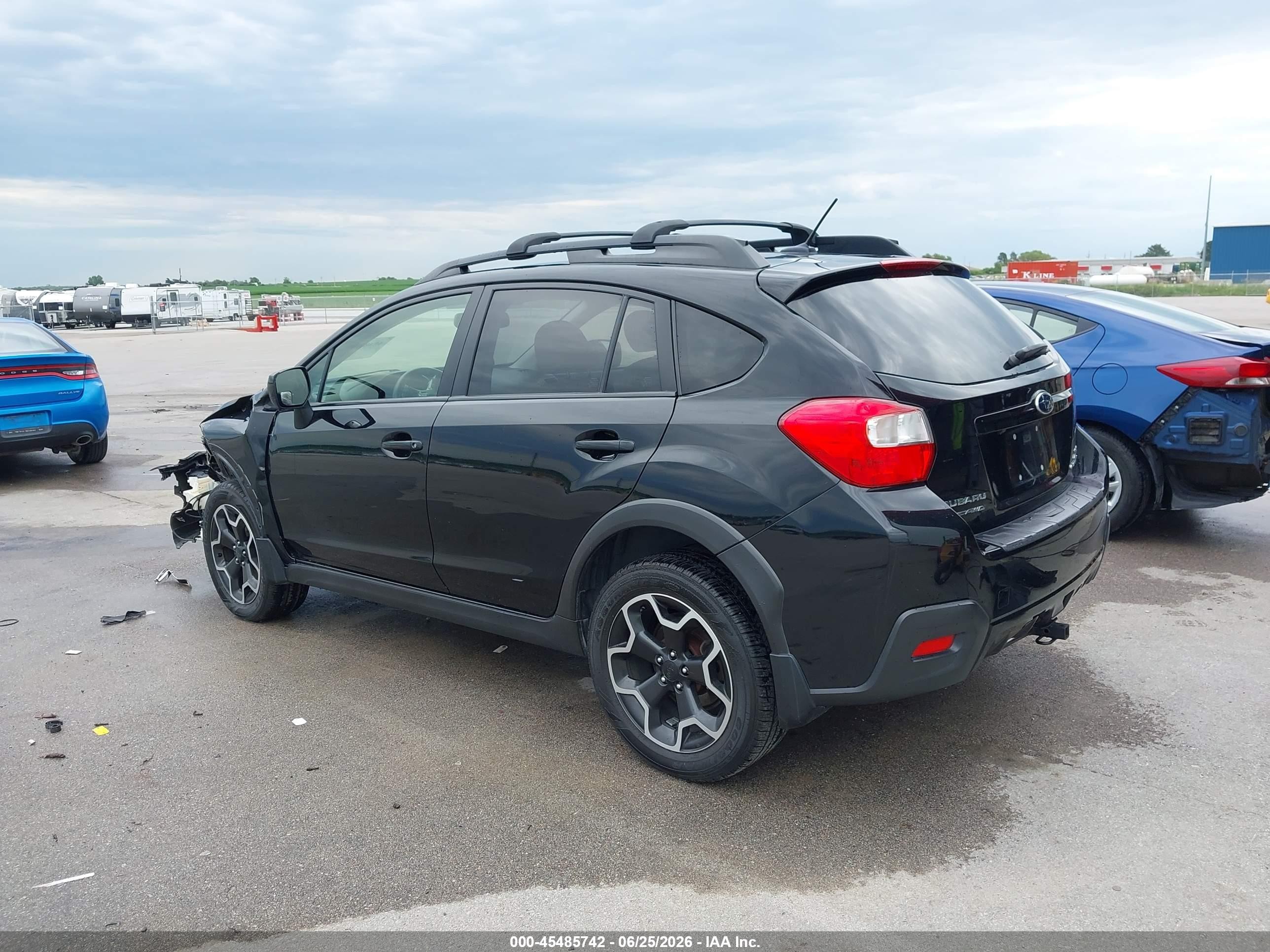 2014 Subaru Xv Crosstrek 2.0i Limited Black vin: JF2GPAKC5E8314535