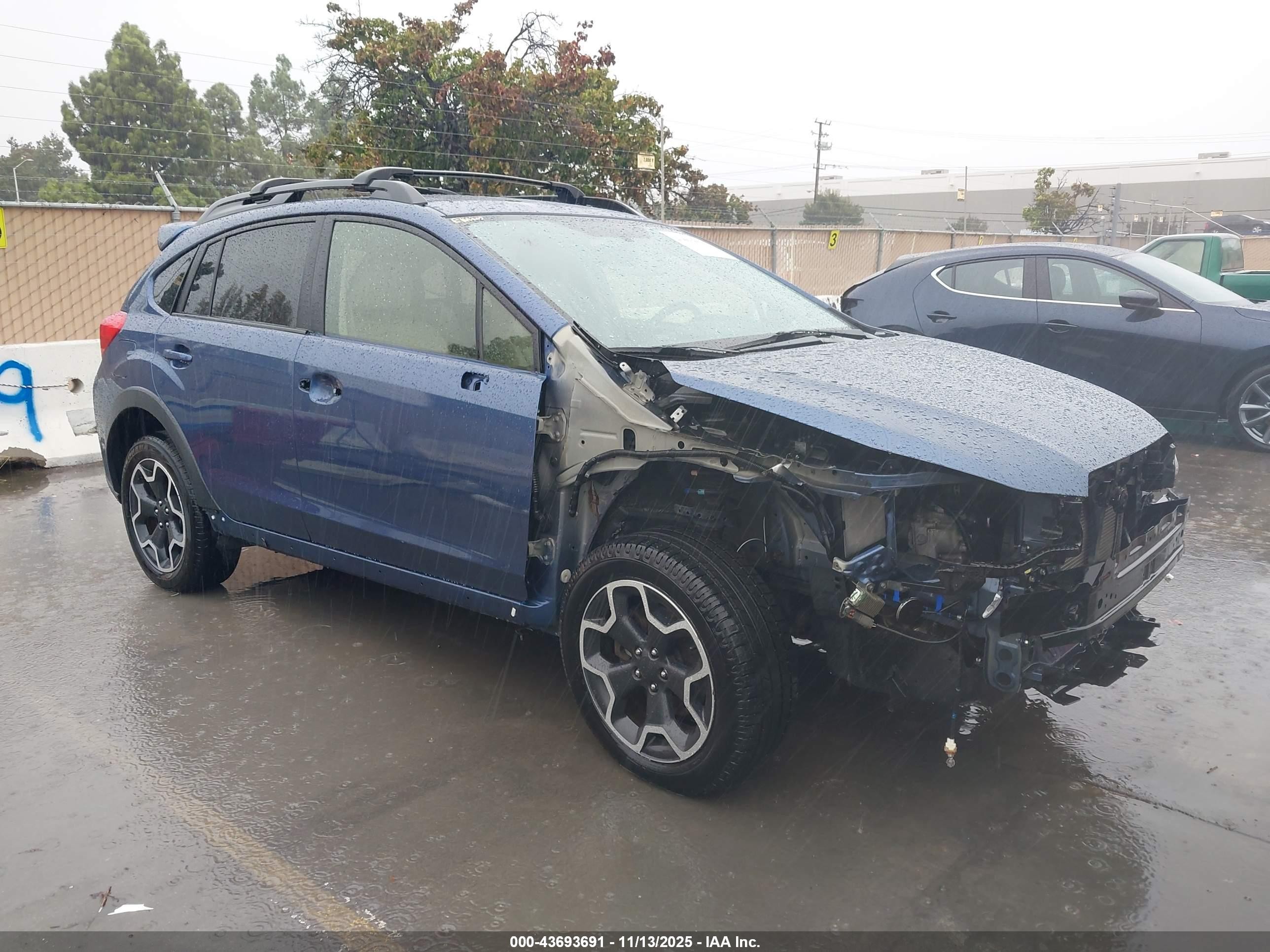 2013 Subaru Xv Crosstrek 2.0i Limited Blue vin: JF2GPAKC6D2866885