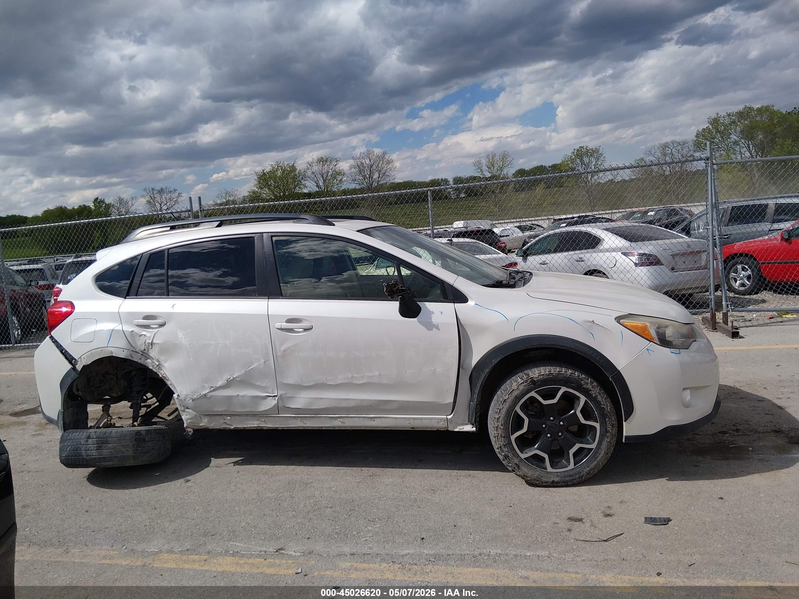 2013 Subaru Xv Crosstrek 2.0i Limited White vin: JF2GPAKC6D2870225