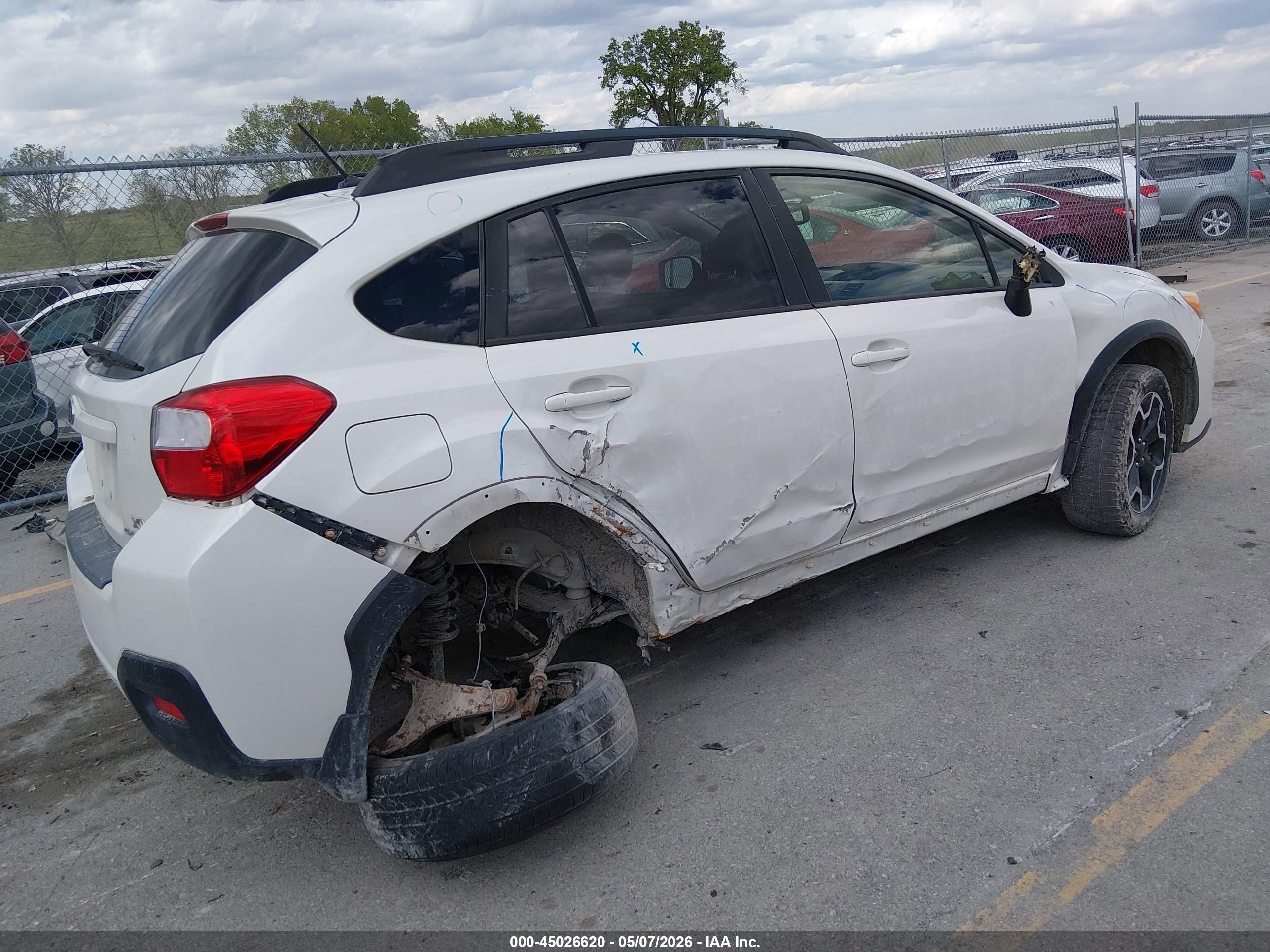 2013 Subaru Xv Crosstrek 2.0i Limited White vin: JF2GPAKC6D2870225
