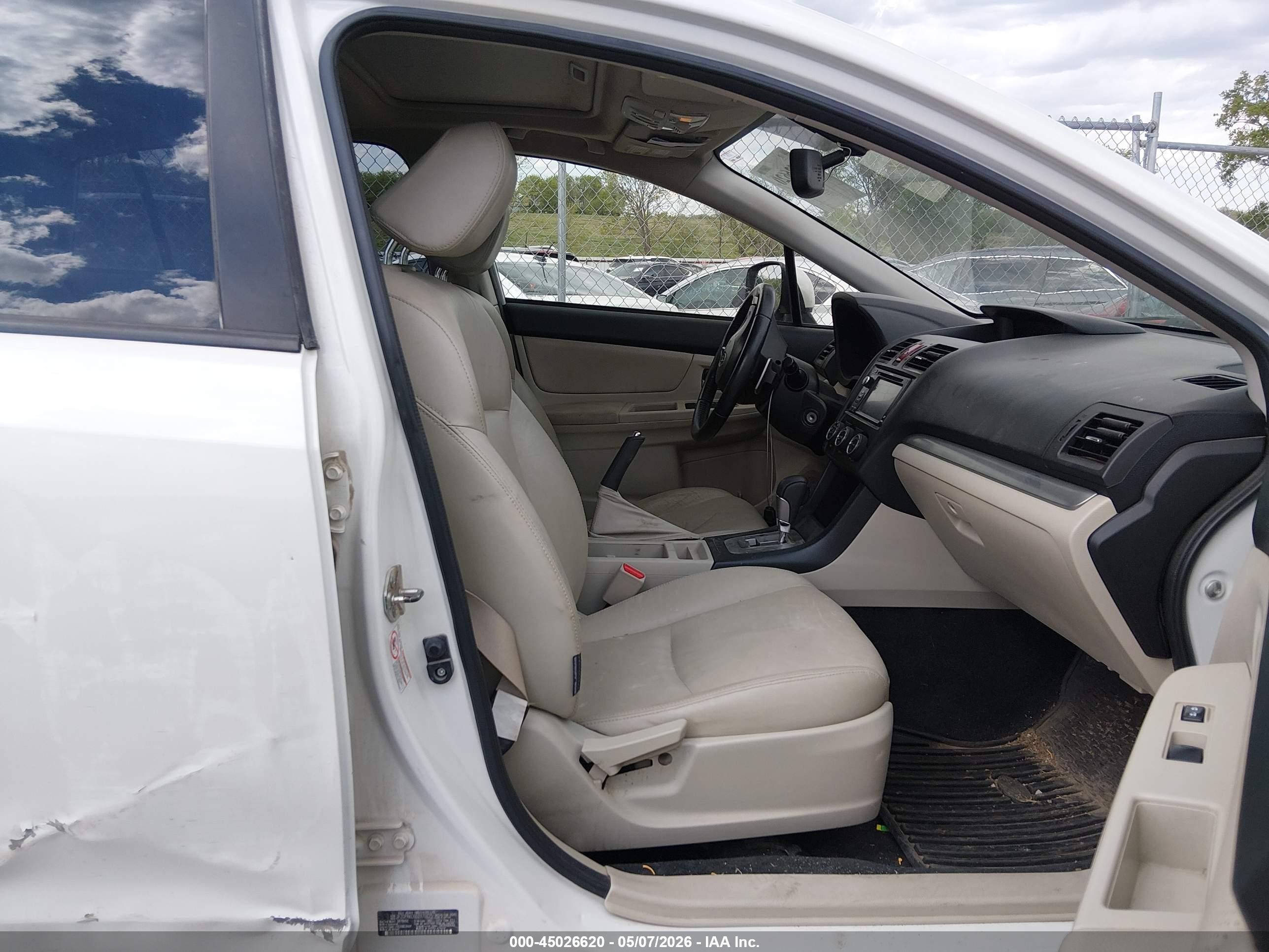 2013 Subaru Xv Crosstrek 2.0i Limited White vin: JF2GPAKC6D2870225
