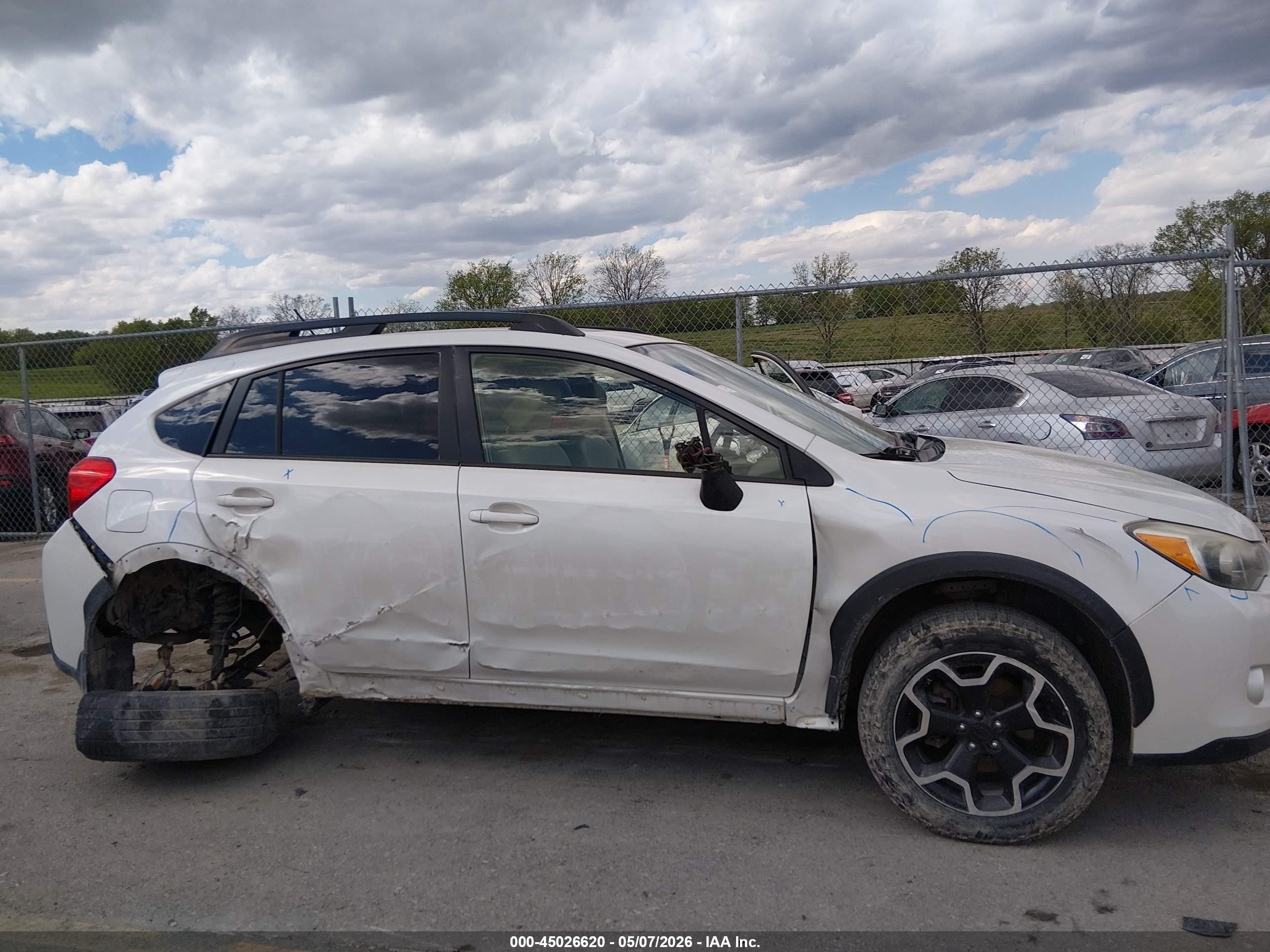 2013 Subaru Xv Crosstrek 2.0i Limited White vin: JF2GPAKC6D2870225