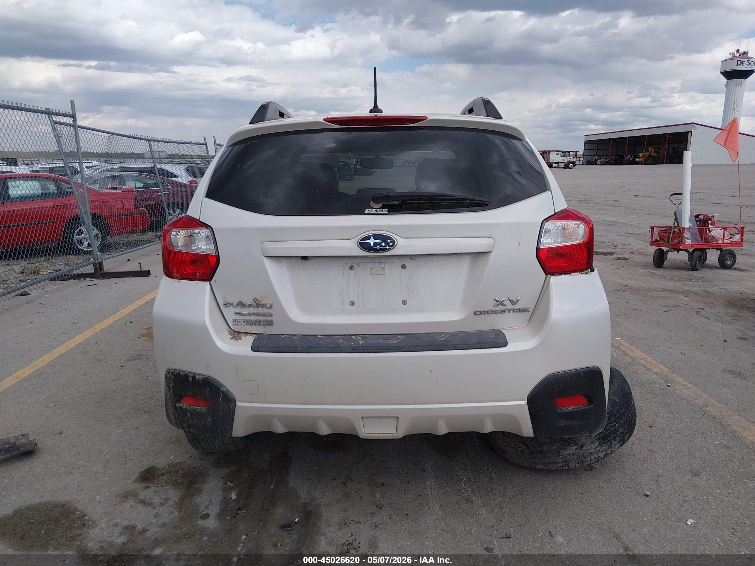 2013 Subaru Xv Crosstrek 2.0i Limited White vin: JF2GPAKC6D2870225