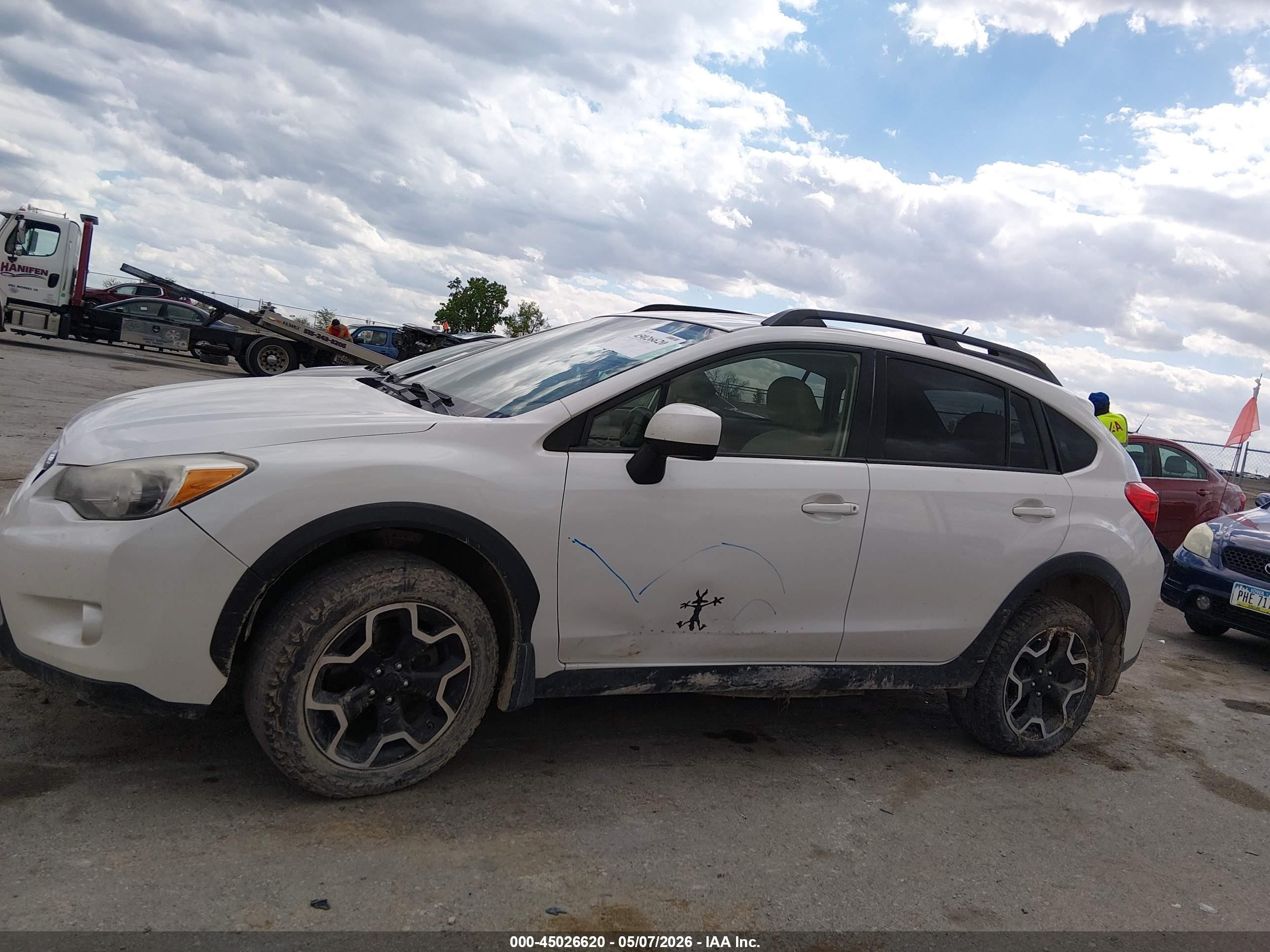 2013 Subaru Xv Crosstrek 2.0i Limited White vin: JF2GPAKC6D2870225