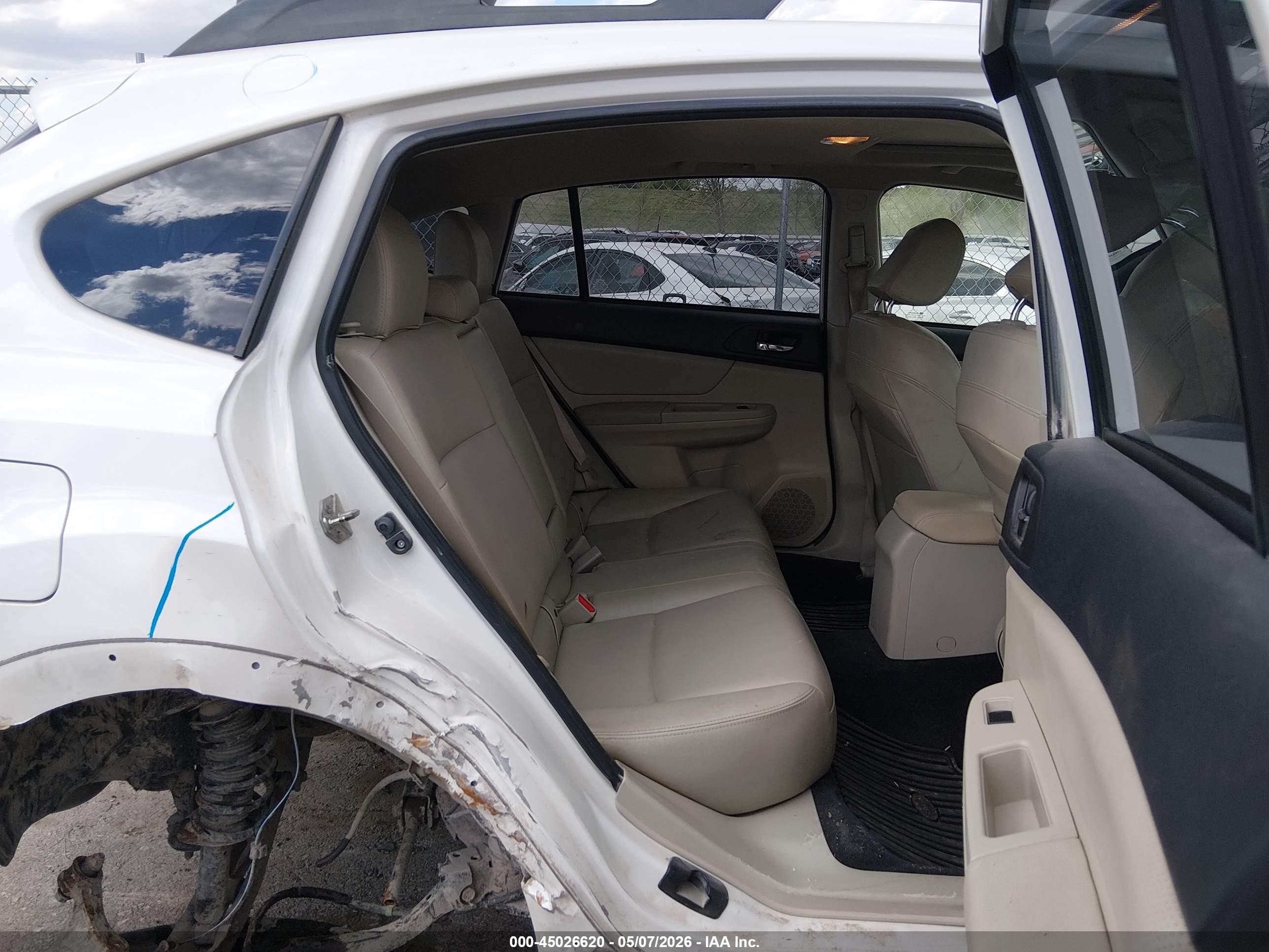 2013 Subaru Xv Crosstrek 2.0i Limited White vin: JF2GPAKC6D2870225