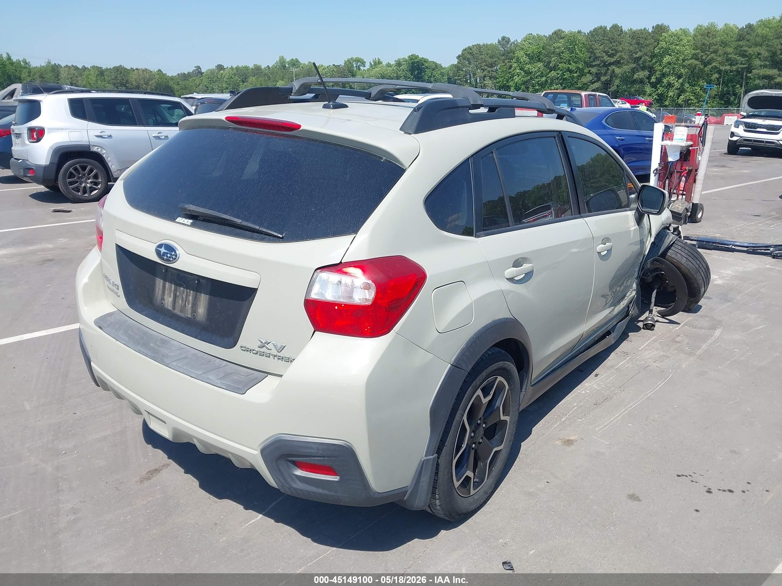 2014 Subaru Xv Crosstrek 2.0i Limited Beige vin: JF2GPAKC6E8203315