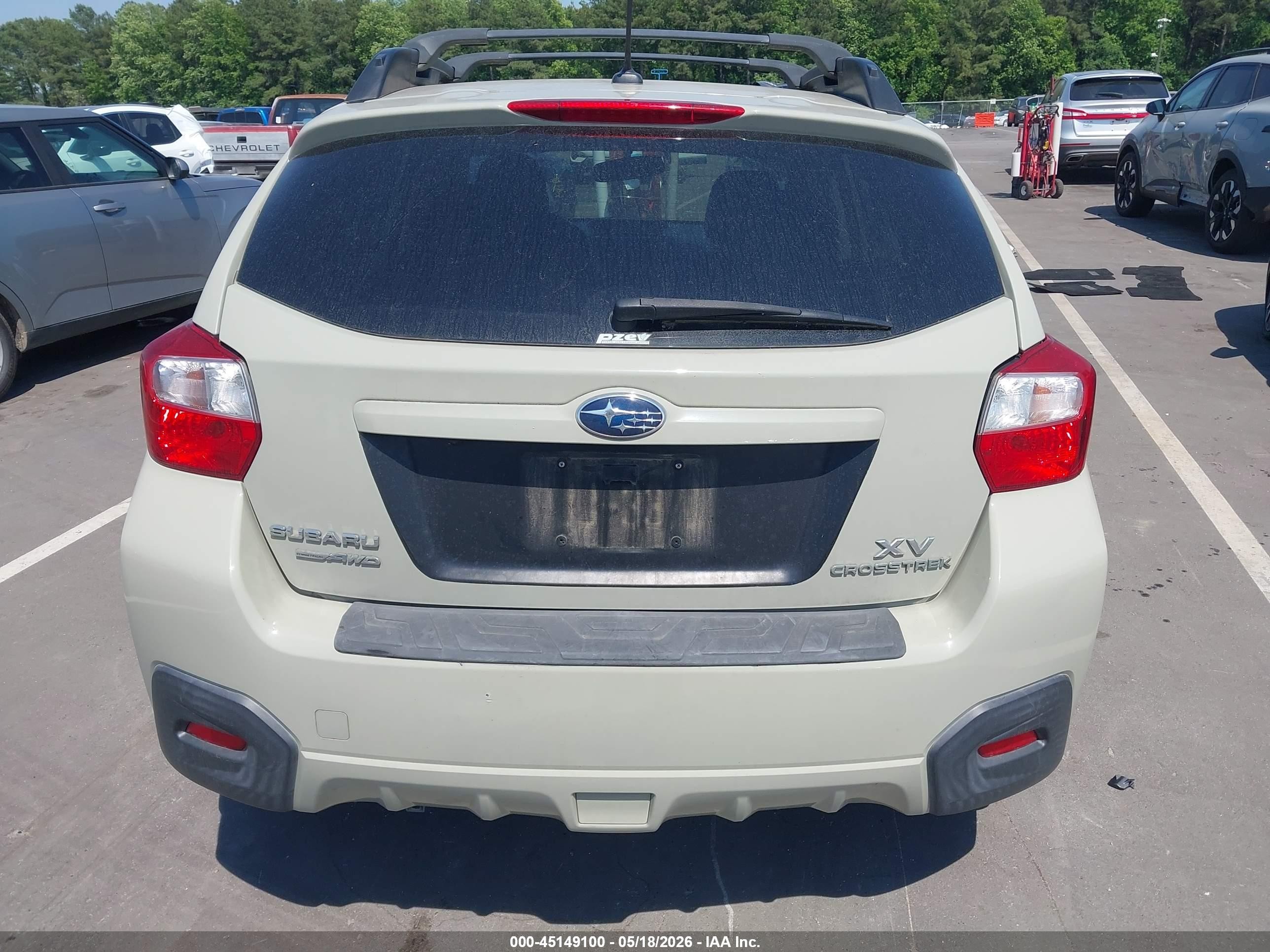 2014 Subaru Xv Crosstrek 2.0i Limited Beige vin: JF2GPAKC6E8203315