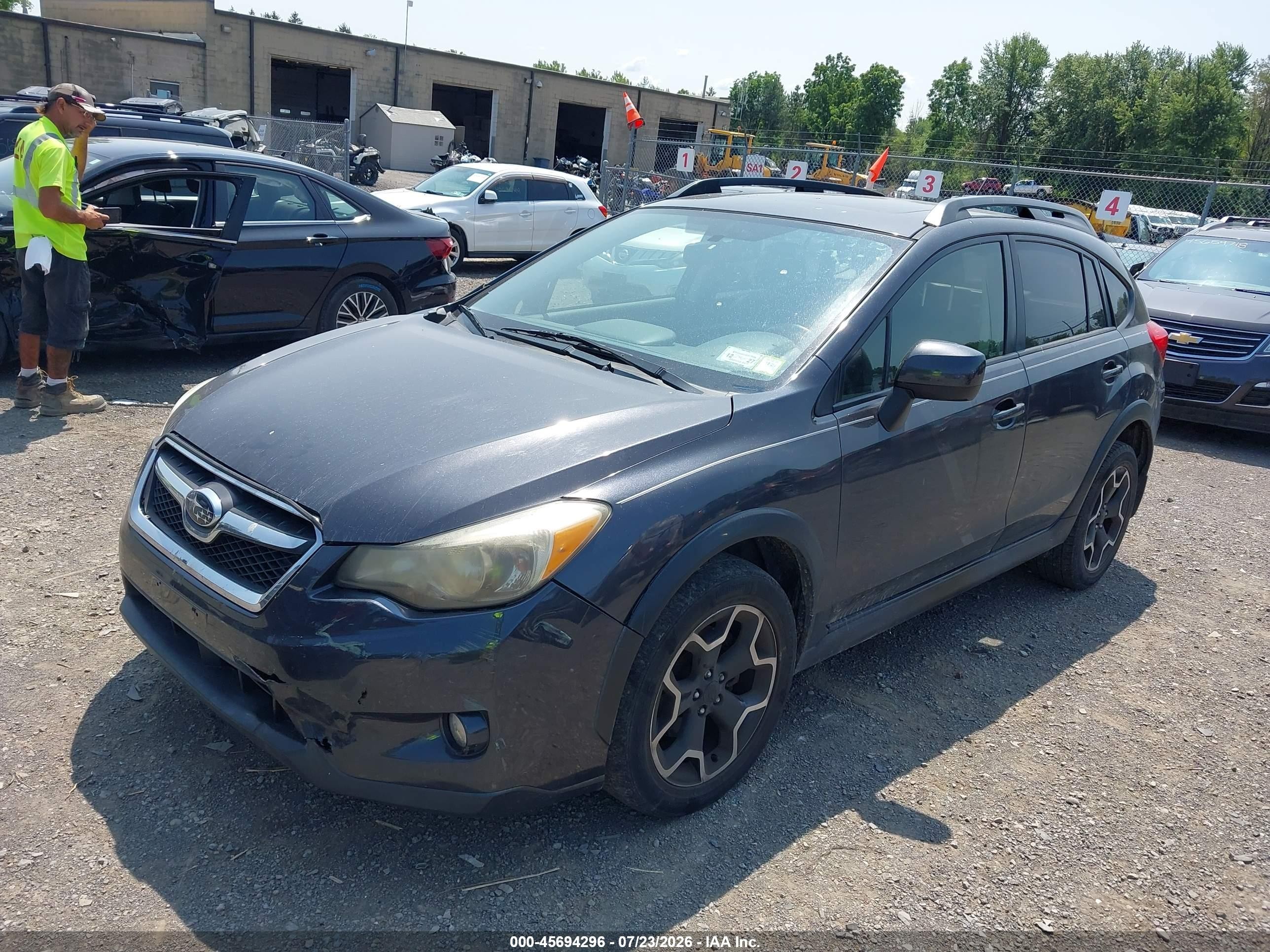 2014 Subaru Xv Crosstrek 2.0i Limited Black vin: JF2GPAKC6E8213388