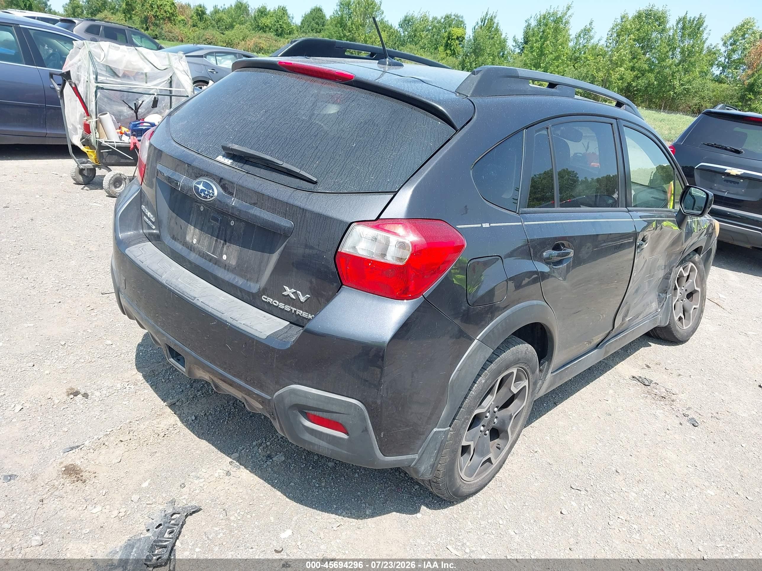 2014 Subaru Xv Crosstrek 2.0i Limited Black vin: JF2GPAKC6E8213388