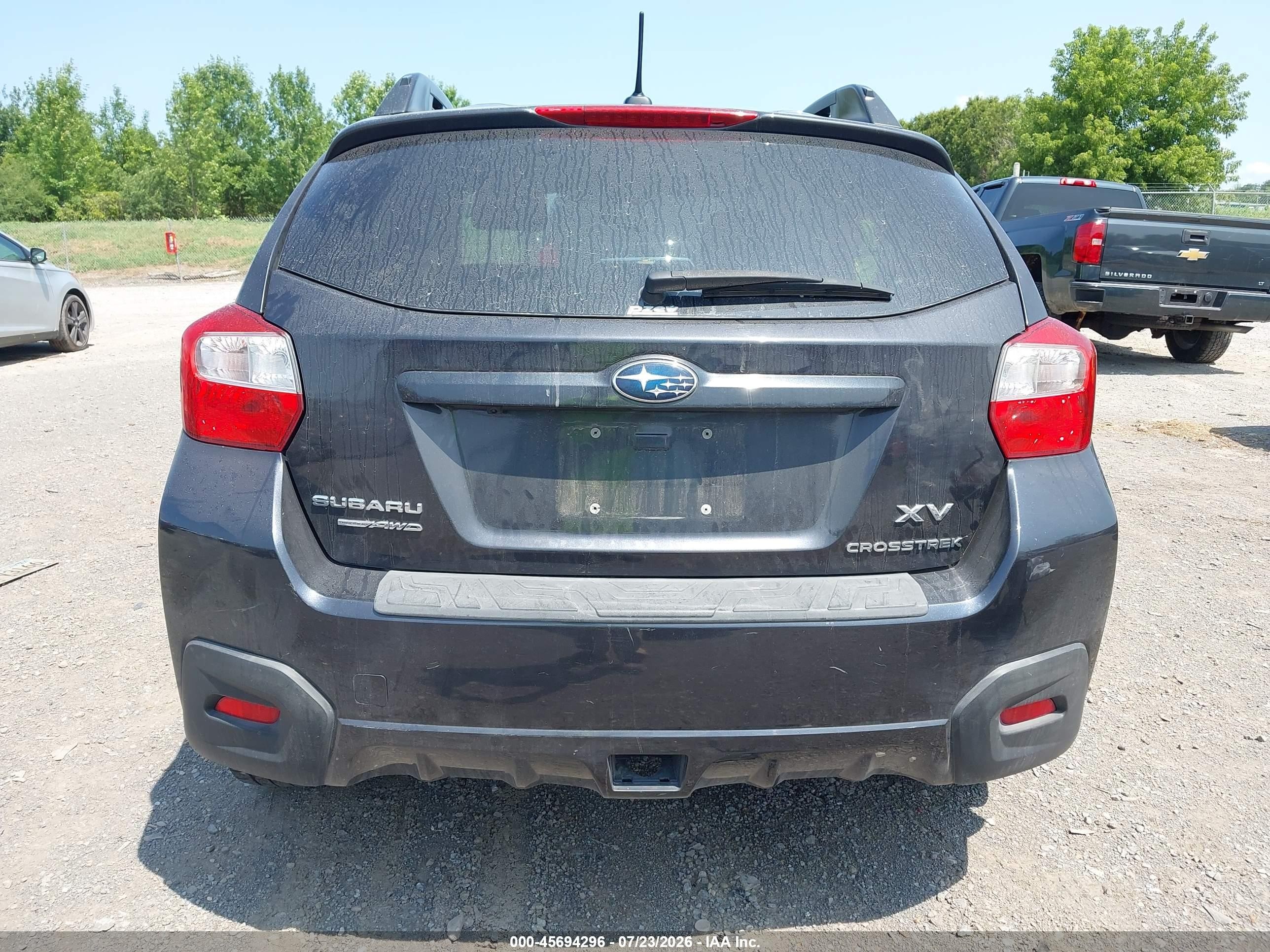 2014 Subaru Xv Crosstrek 2.0i Limited Black vin: JF2GPAKC6E8213388
