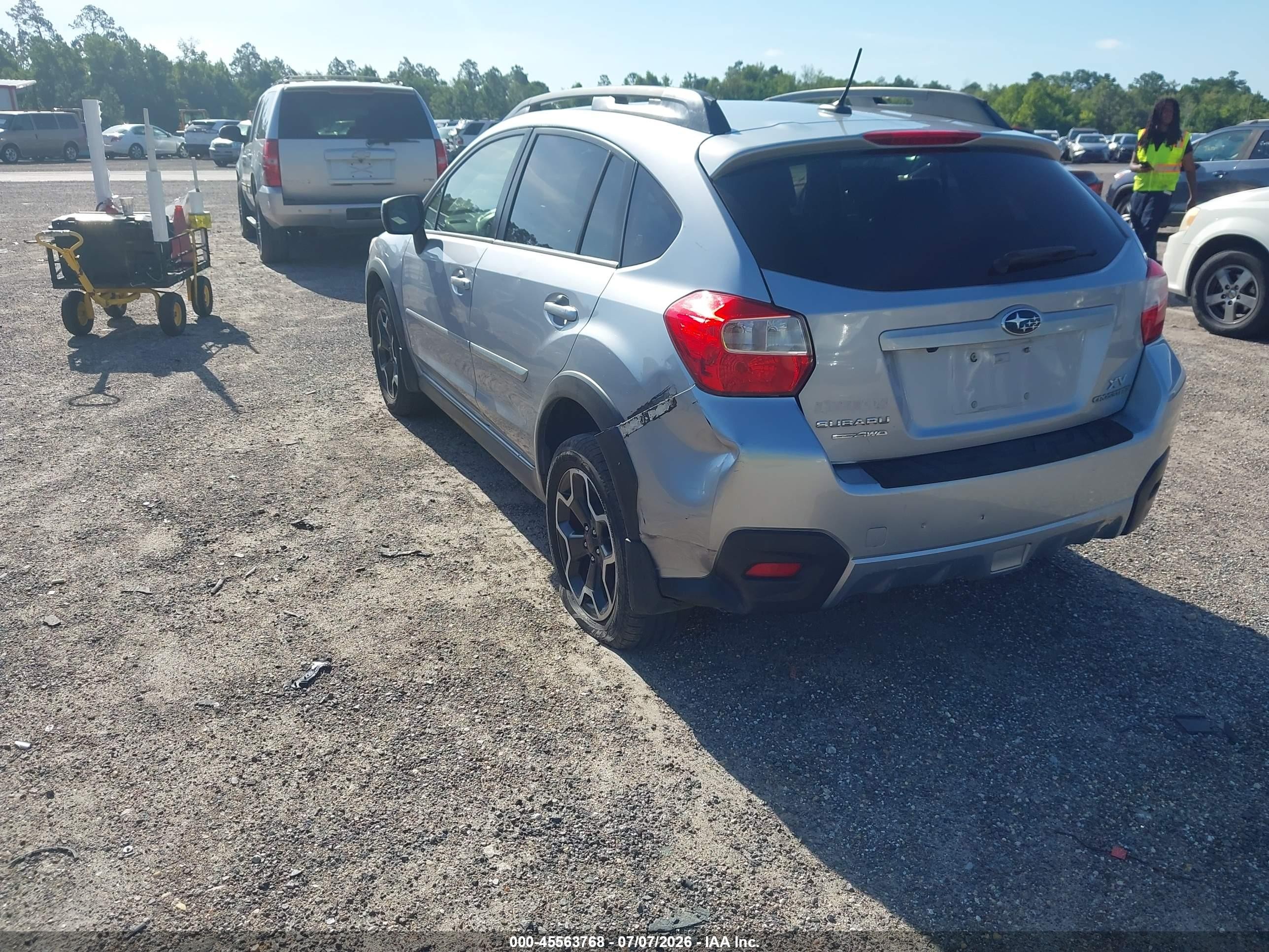 2014 Subaru Xv Crosstrek 2.0i Limited Silver vin: JF2GPAKC6E8321381