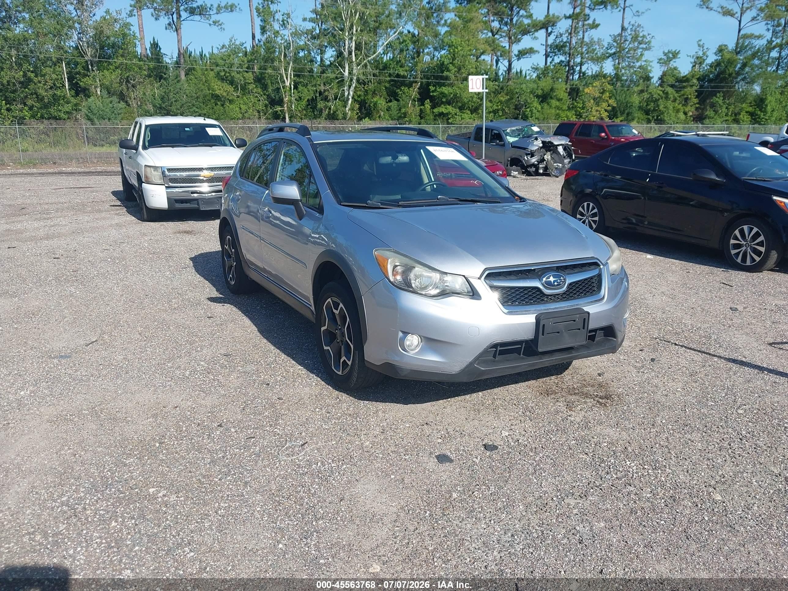 2014 Subaru Xv Crosstrek 2.0i Limited Silver vin: JF2GPAKC6E8321381
