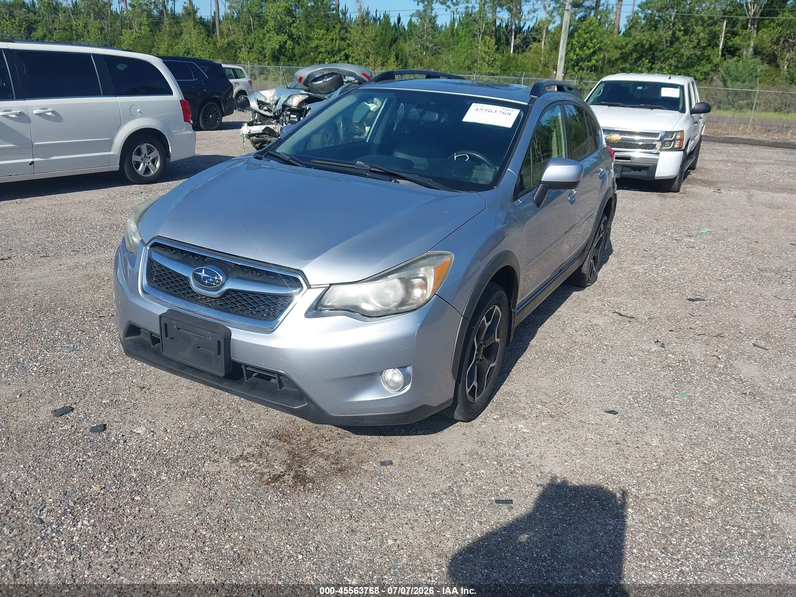 2014 Subaru Xv Crosstrek 2.0i Limited Silver vin: JF2GPAKC6E8321381