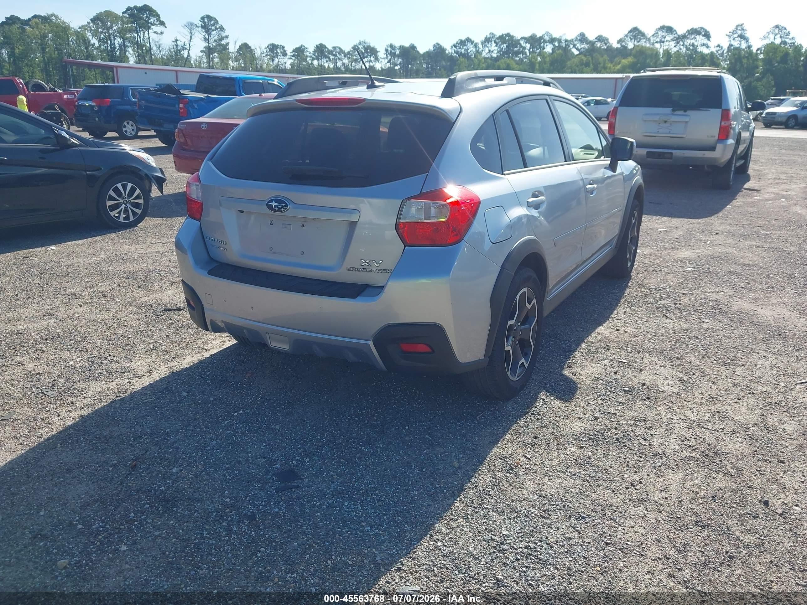 2014 Subaru Xv Crosstrek 2.0i Limited Silver vin: JF2GPAKC6E8321381