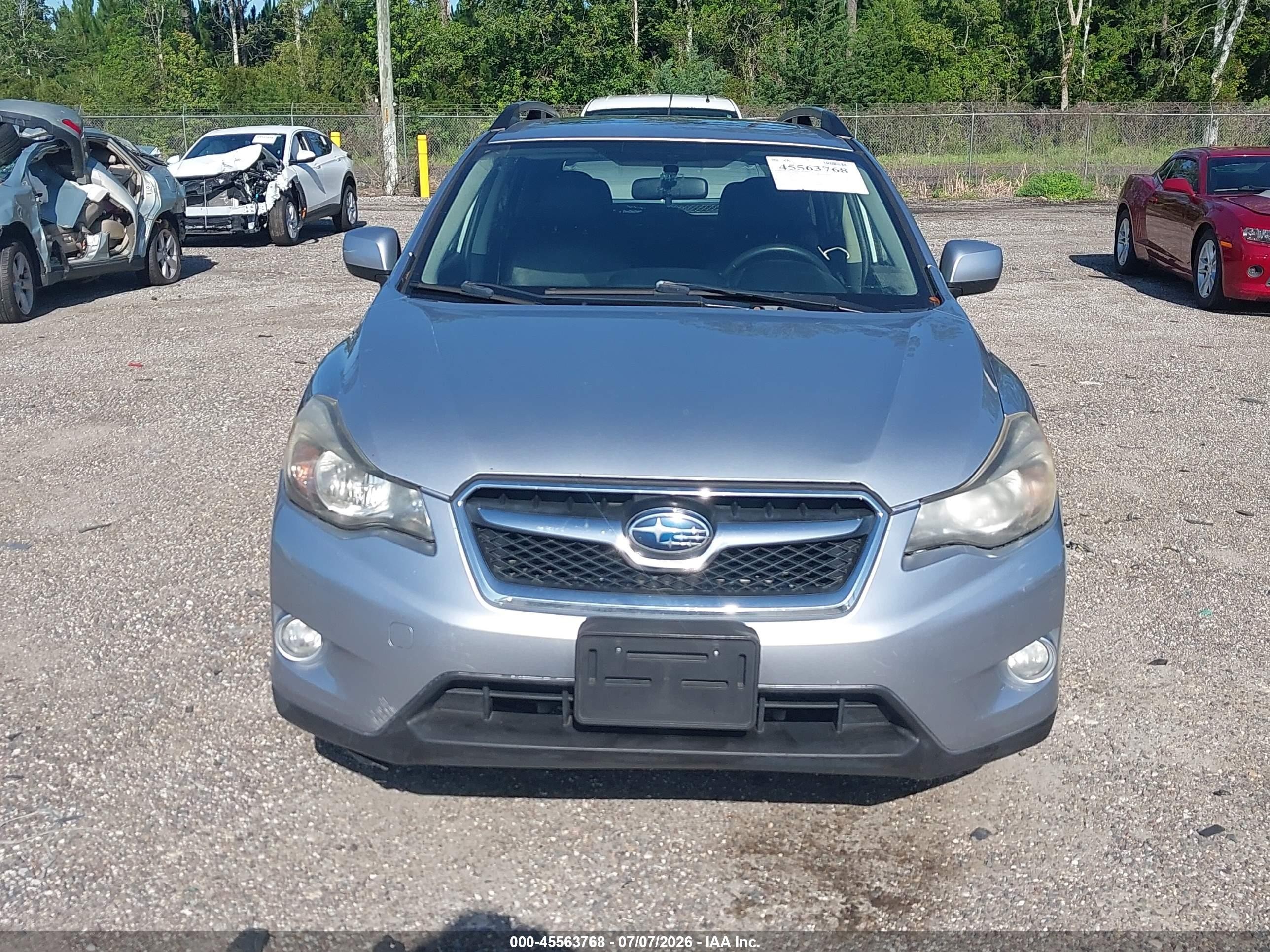 2014 Subaru Xv Crosstrek 2.0i Limited Silver vin: JF2GPAKC6E8321381